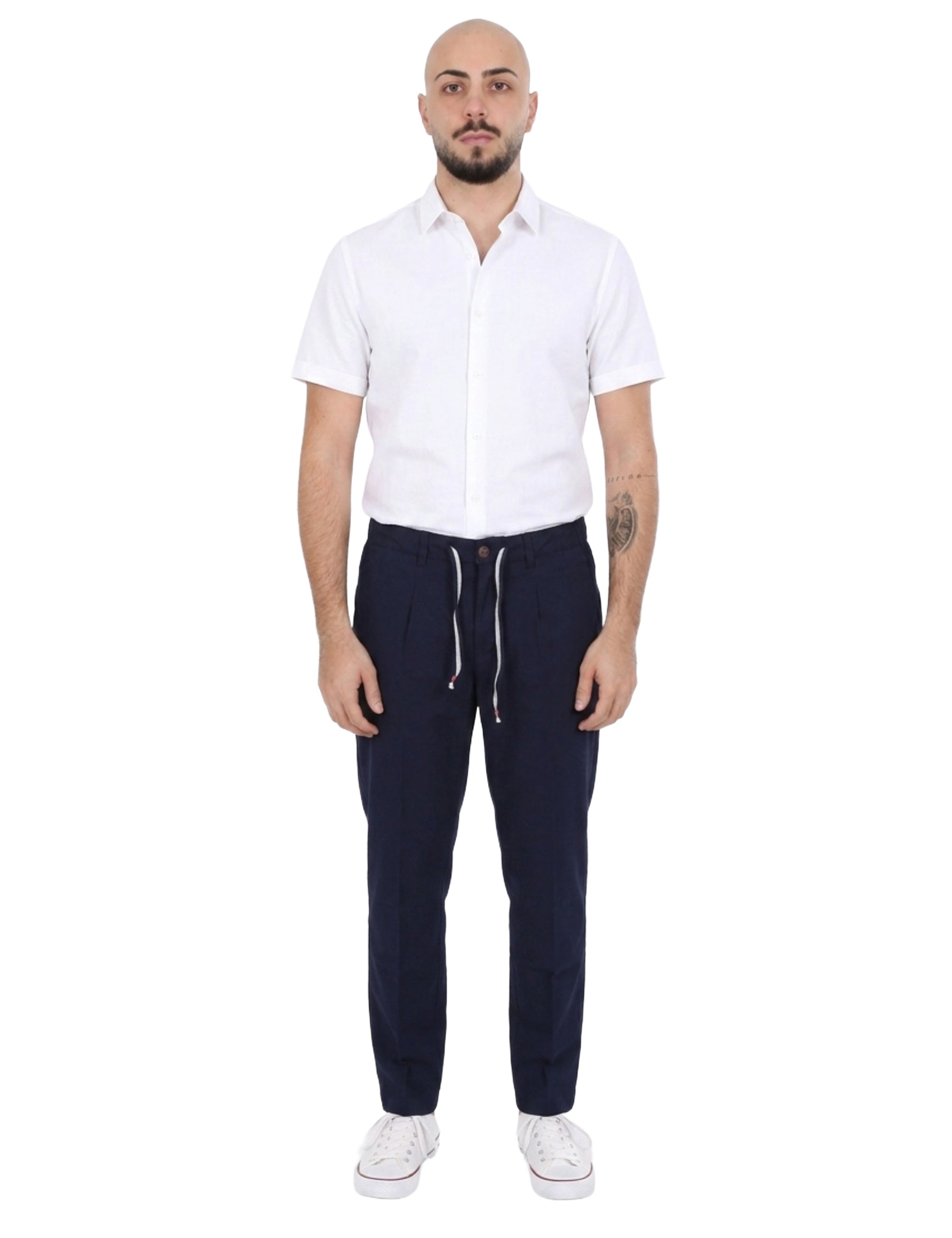 Pantaloni Blu Yes-zee