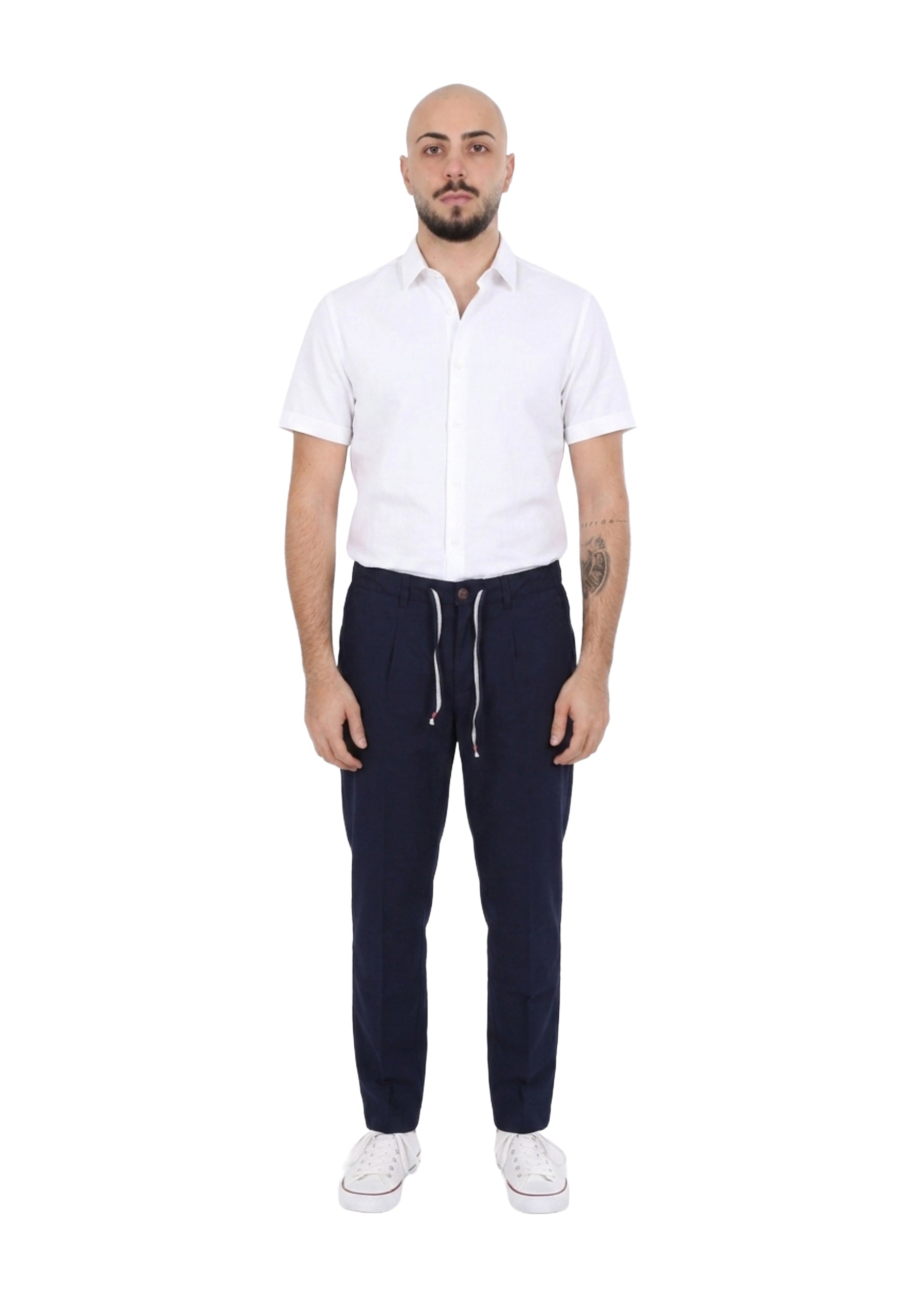 Pantaloni Blu Yes-zee