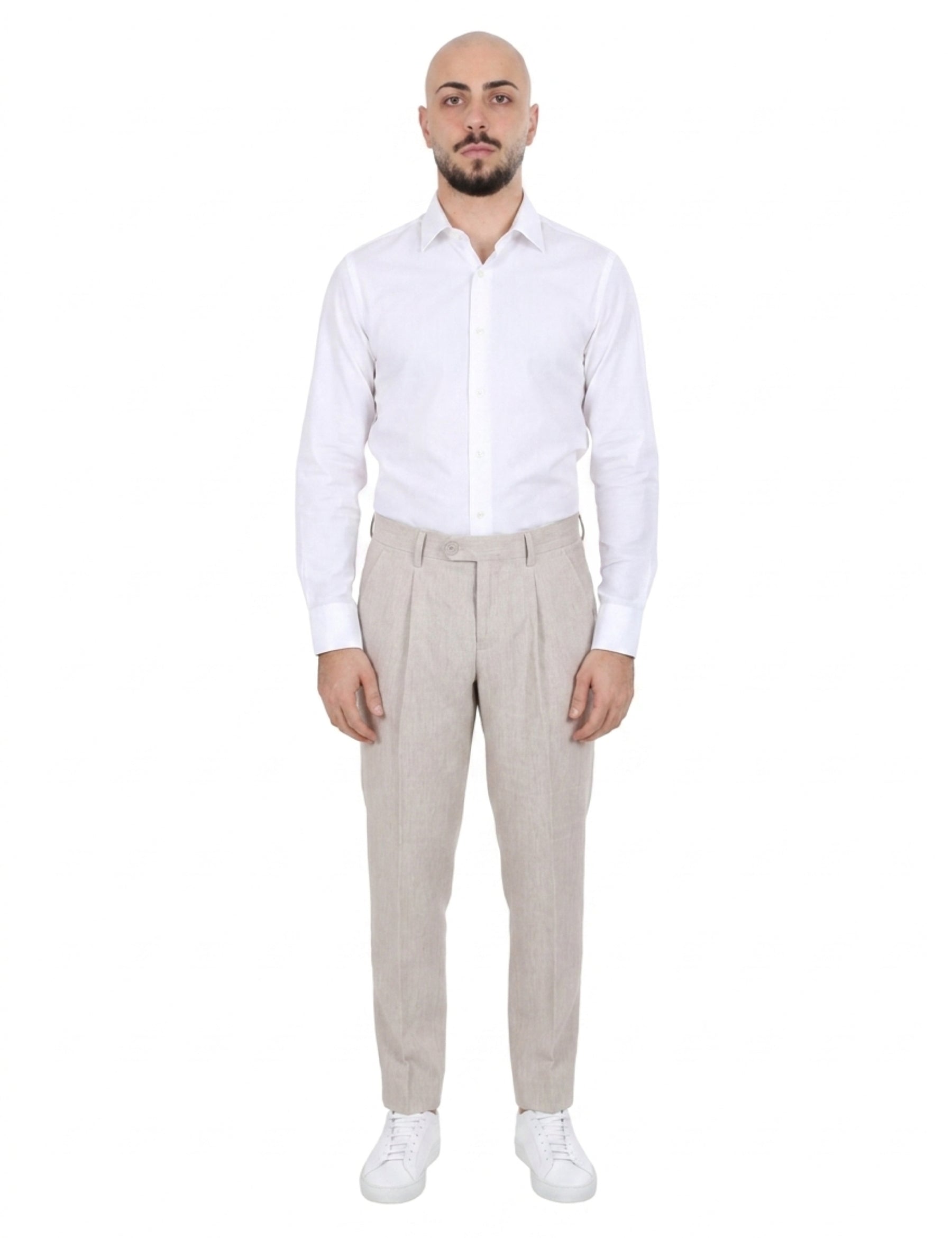 Pantaloni Beige Yes-zee