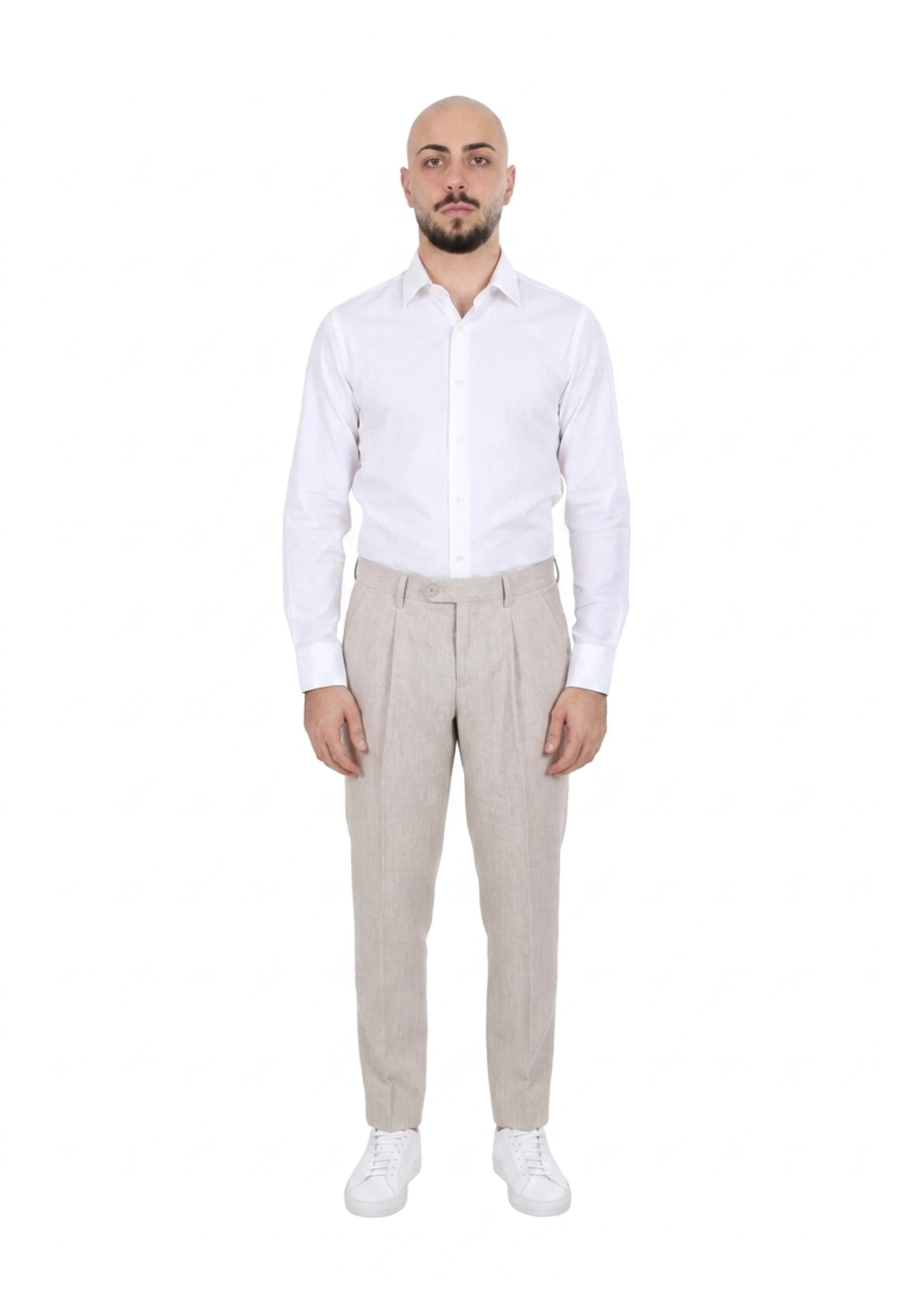 Pantaloni Beige Yes-zee