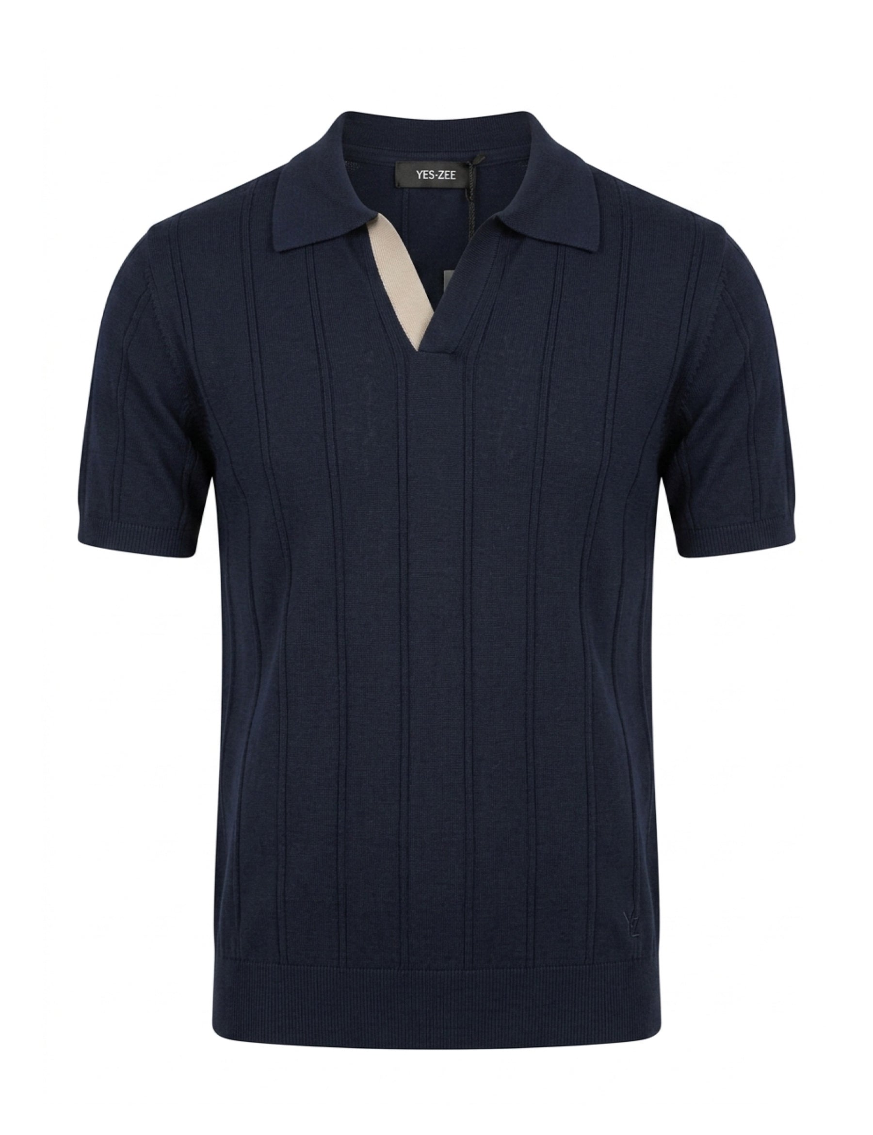 Polo Blu Scuro Yes-zee