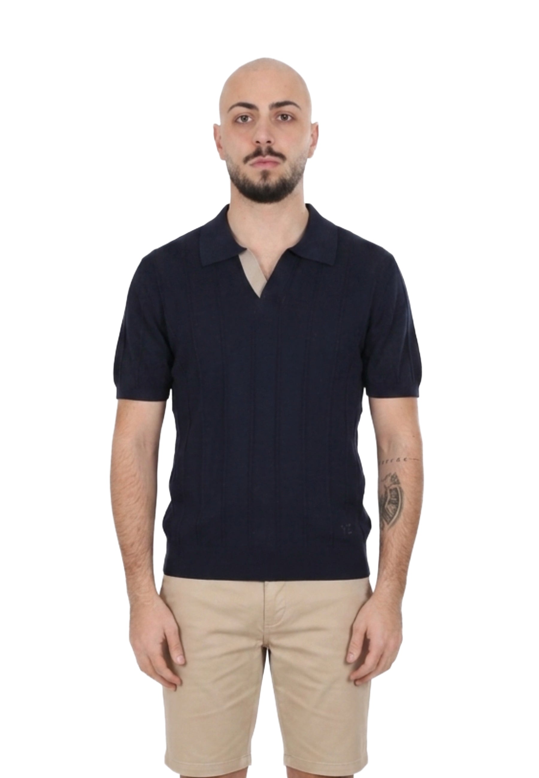 Polo Blu Scuro Yes-zee