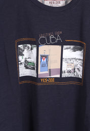 T-shirt Blu Yes-zee