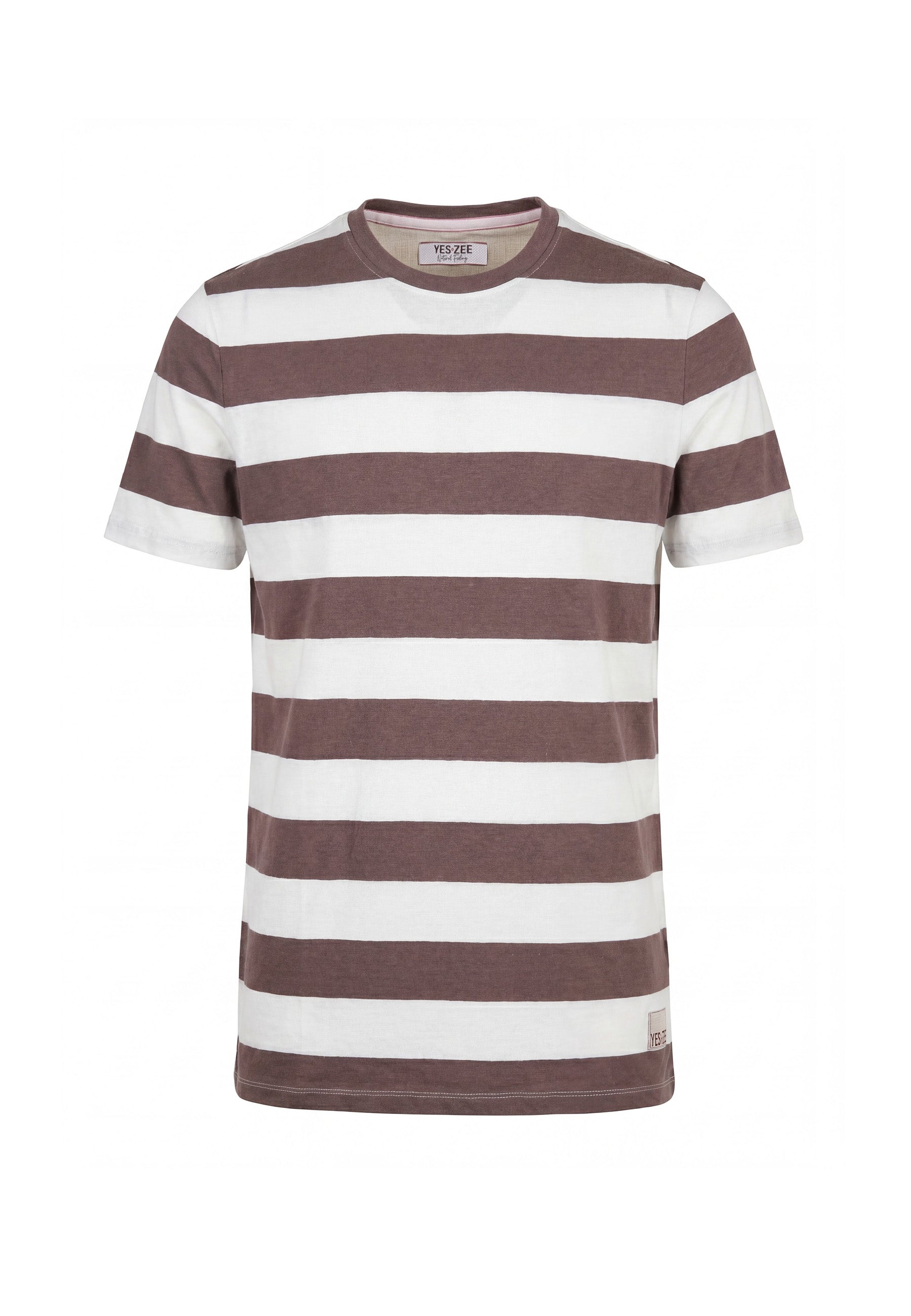 T-shirt Marrone Yes-zee