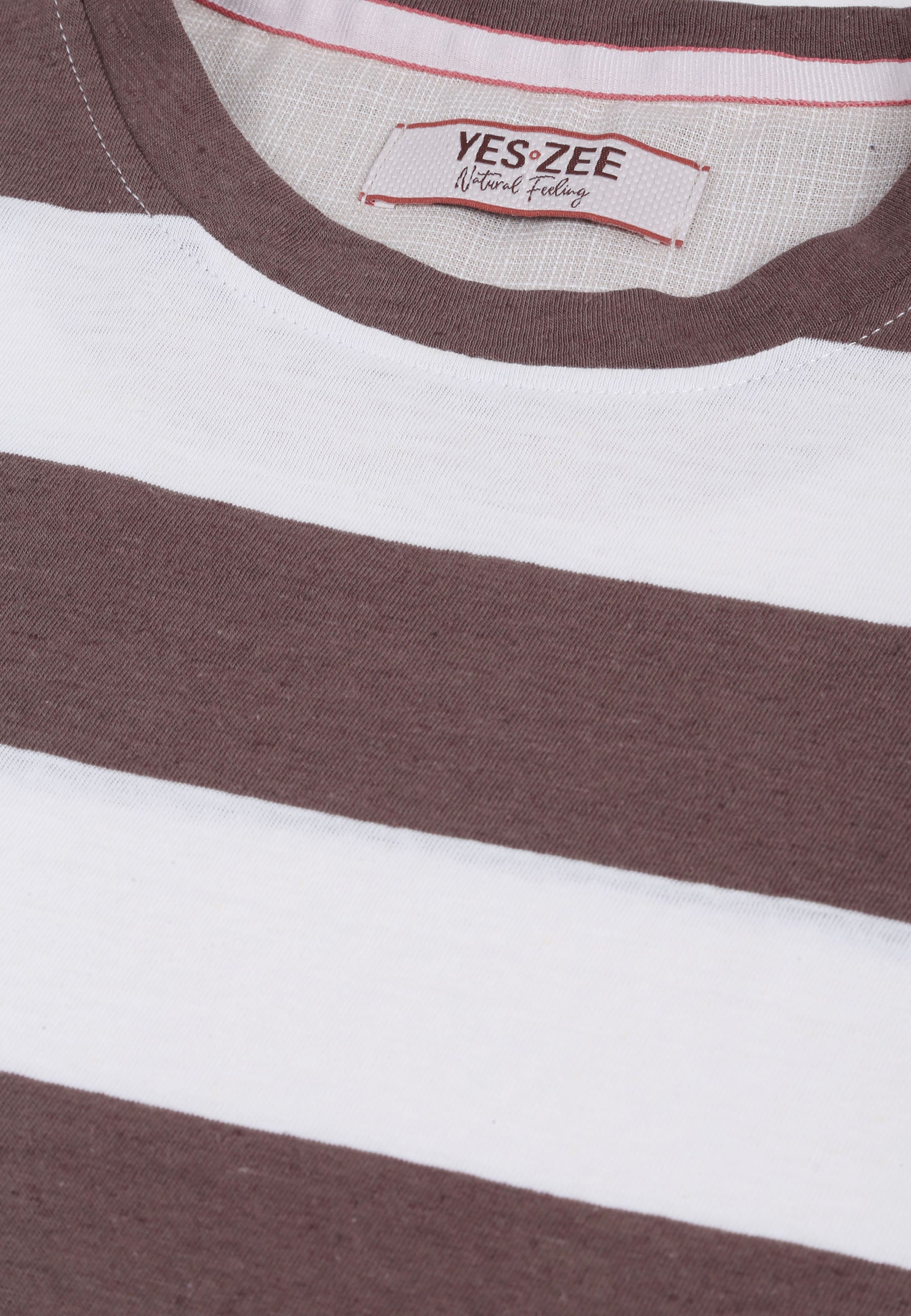 T-shirt Marrone Yes-zee