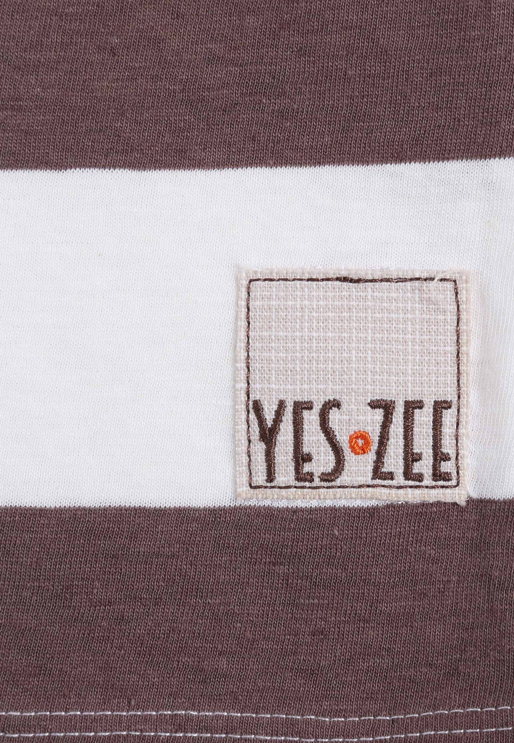 T-shirt Marrone Yes-zee