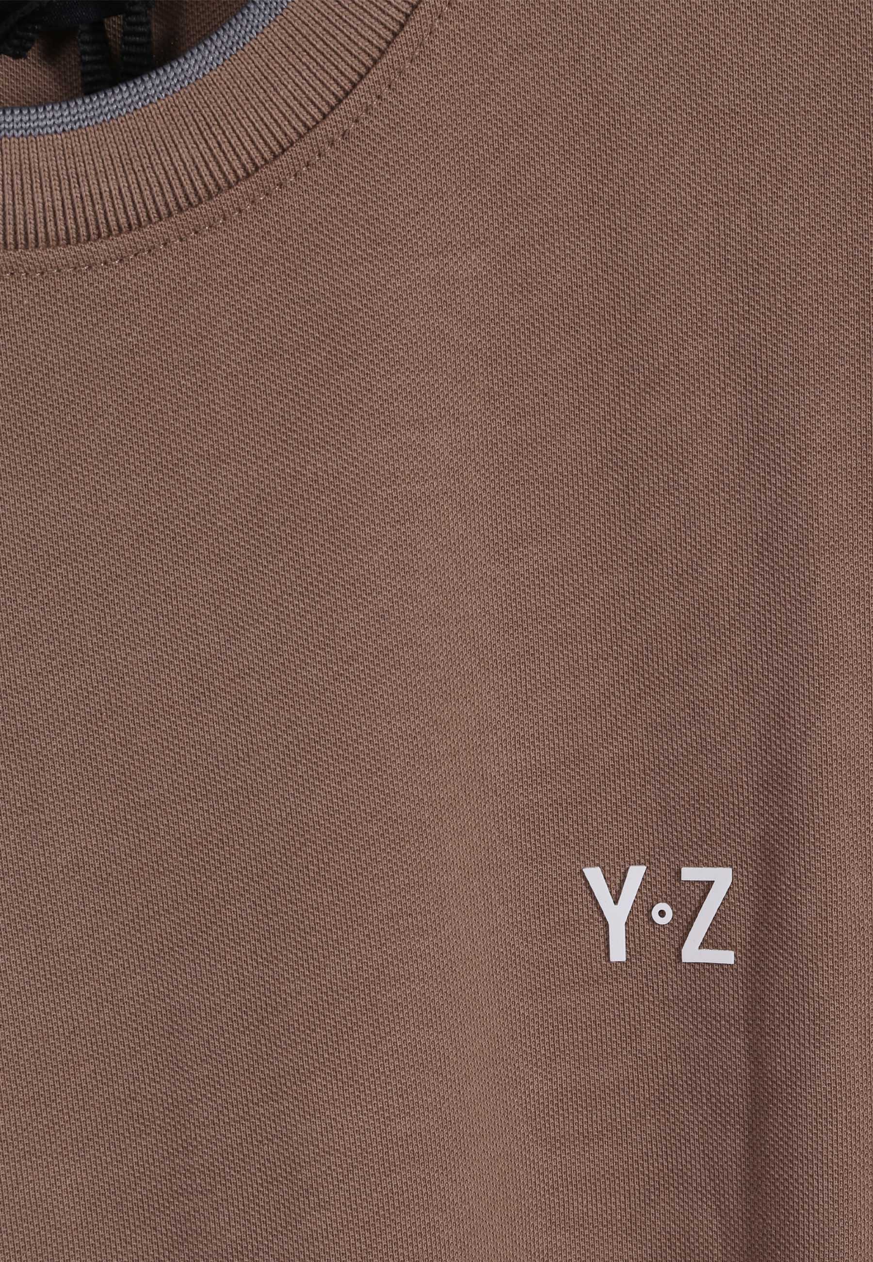 T-shirt Marrone Yes-zee
