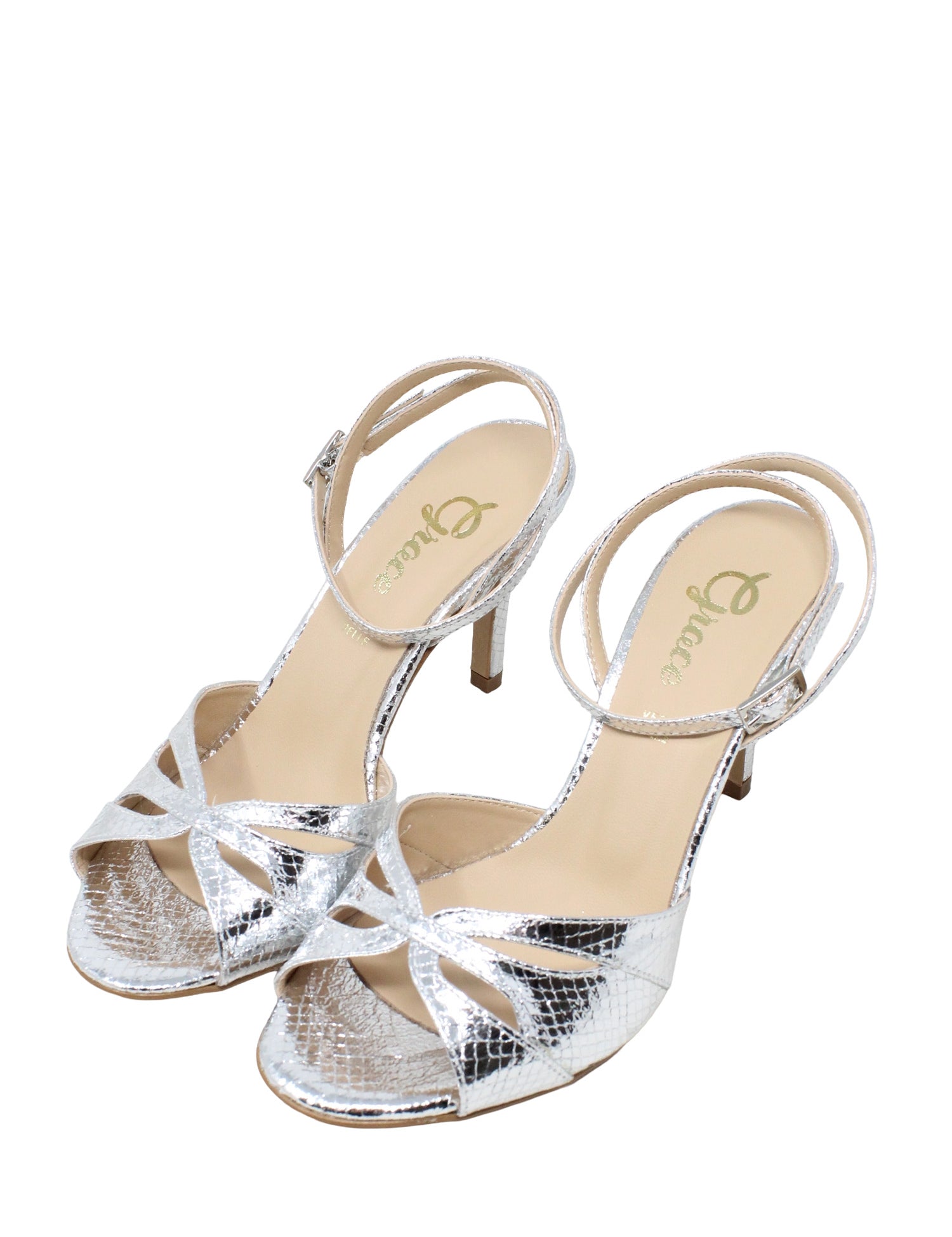 Sandali tacco Argento Grace Shoes