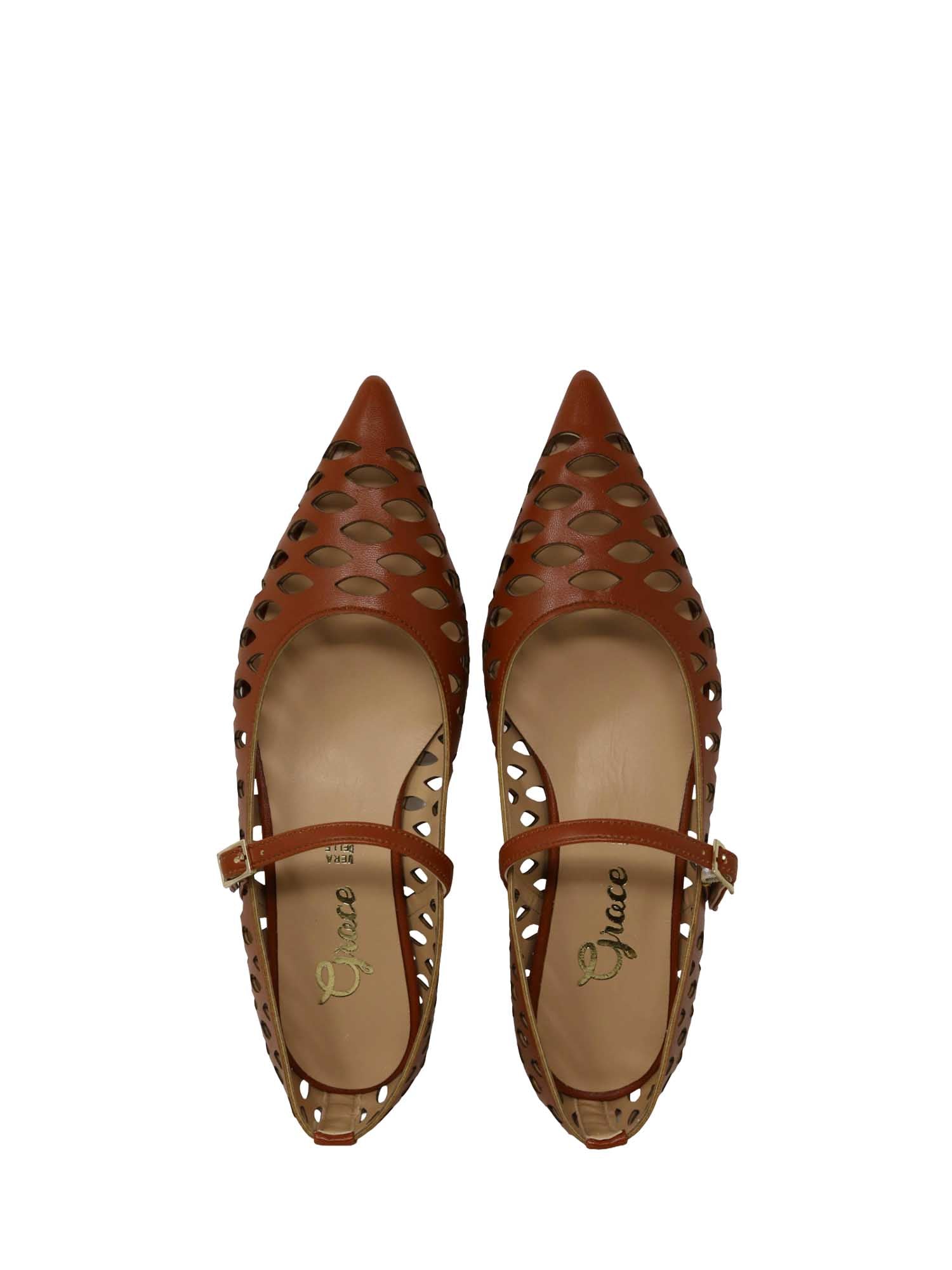 Sandali tacco Marrone Grace Shoes