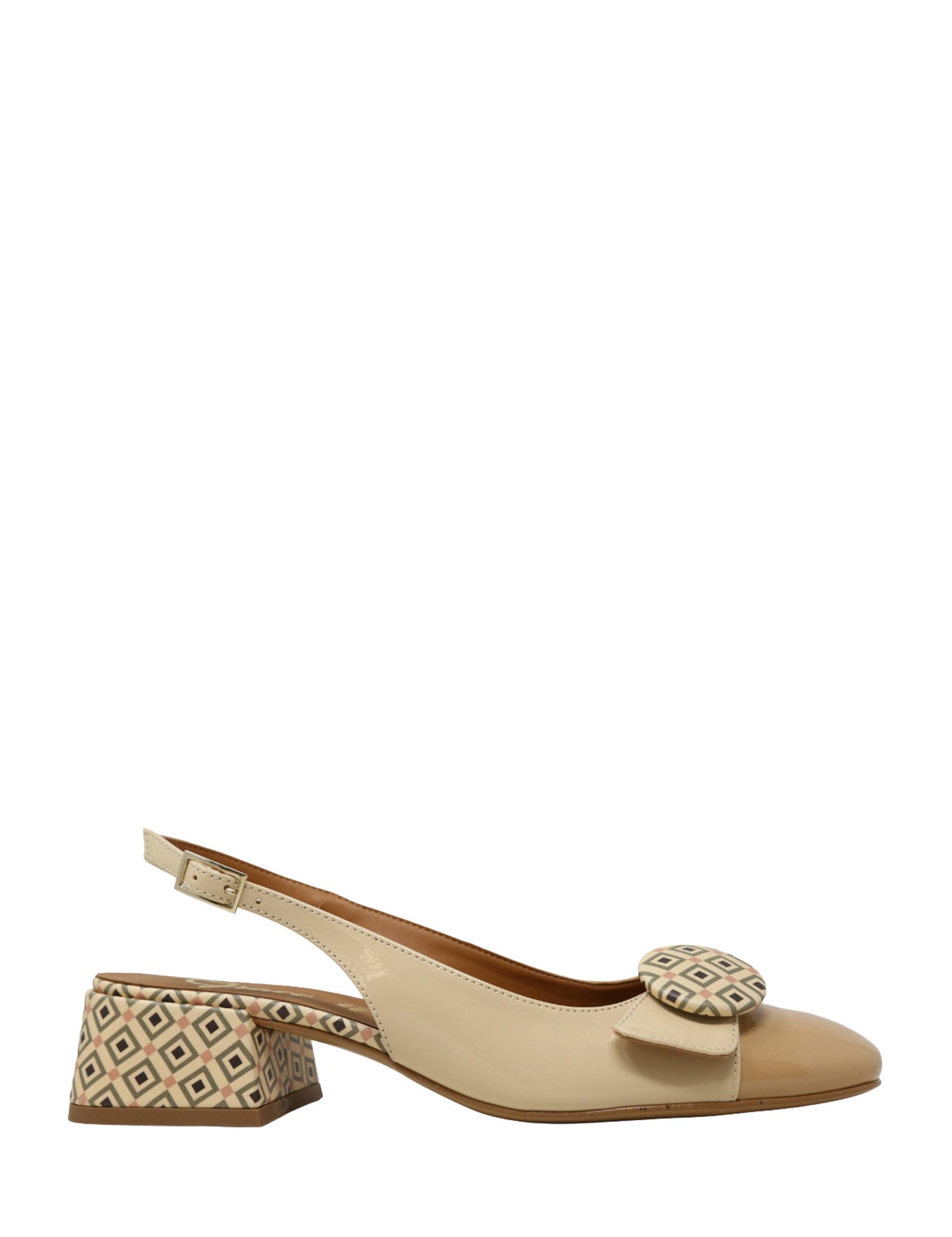 Sandali tacco Beige Grace Shoes