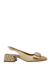 Sandali tacco Beige Grace Shoes