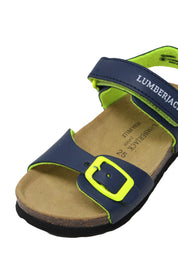 Sandali con strappi Blu Lumberjack