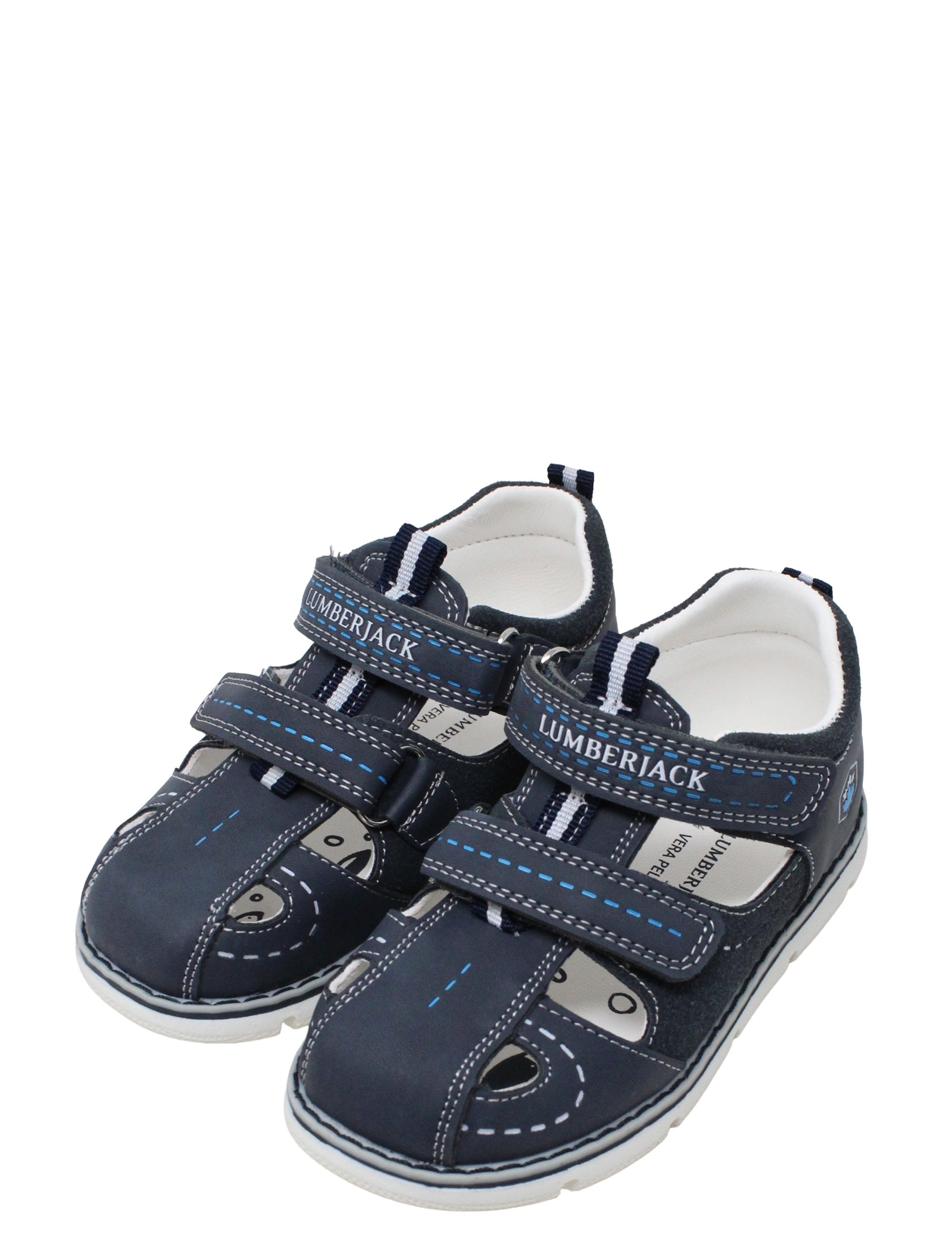 Sandali con strappi Blu Lumberjack