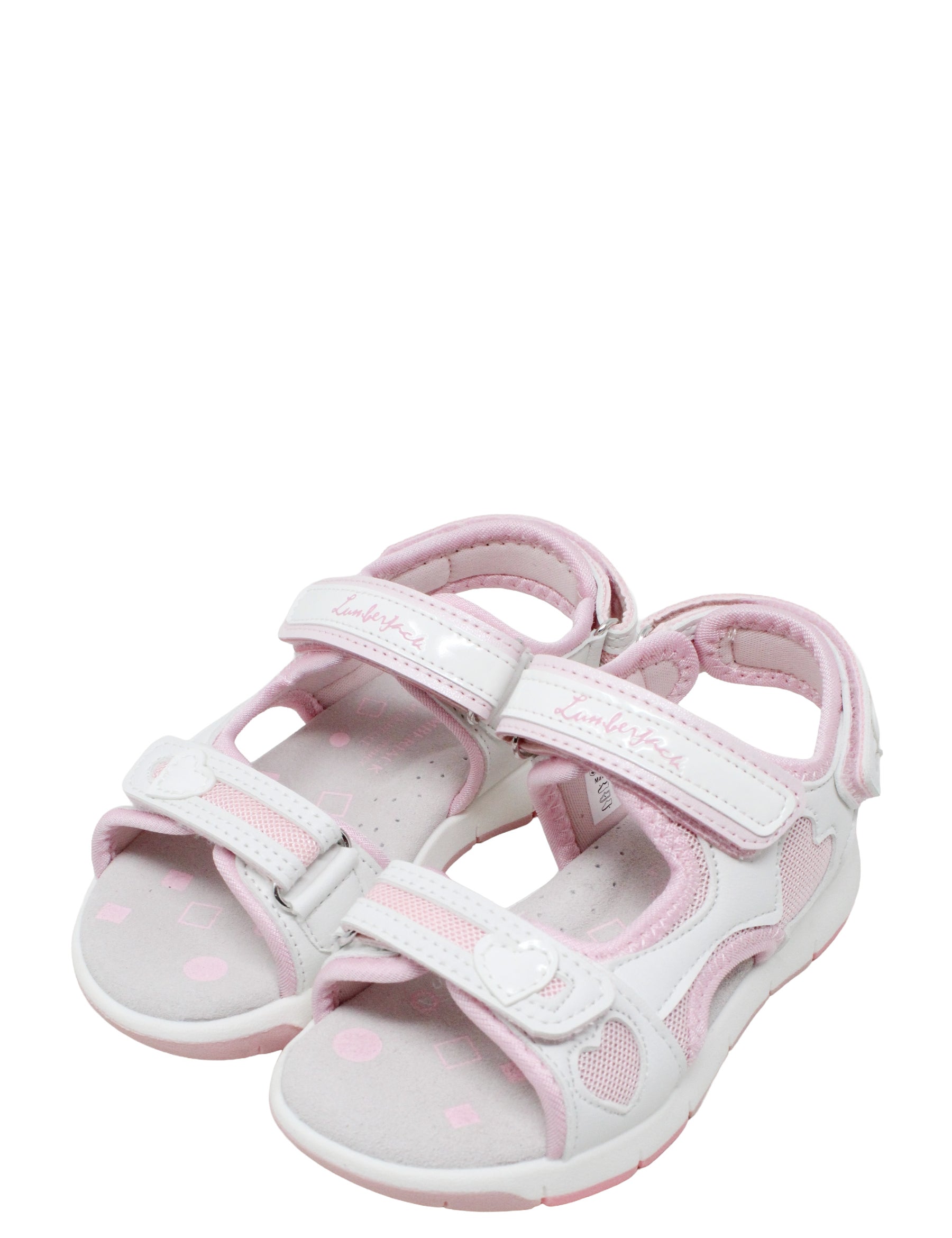 Sandali con strappi Rosa Lumberjack