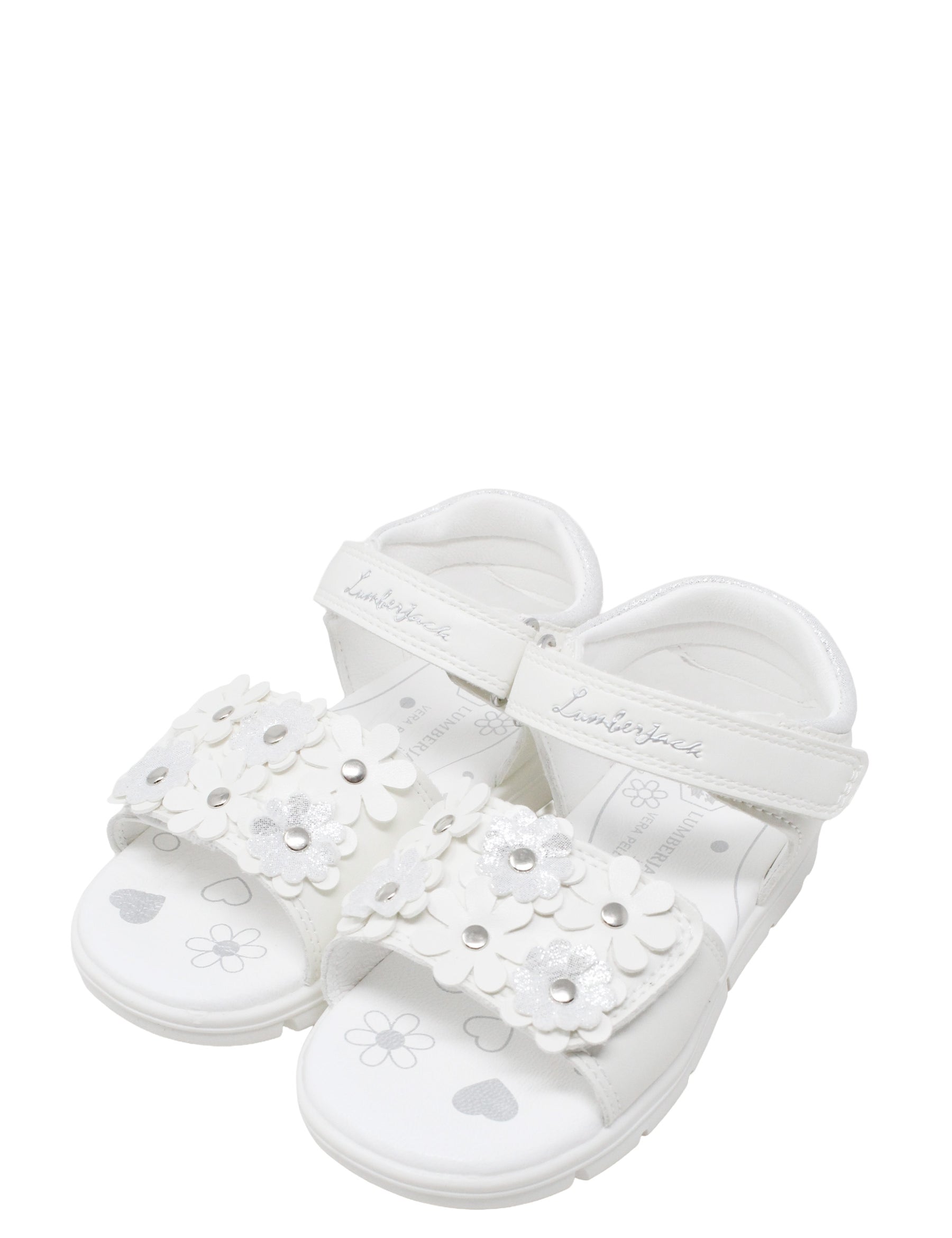 Sandali con strappi Bianco Lumberjack