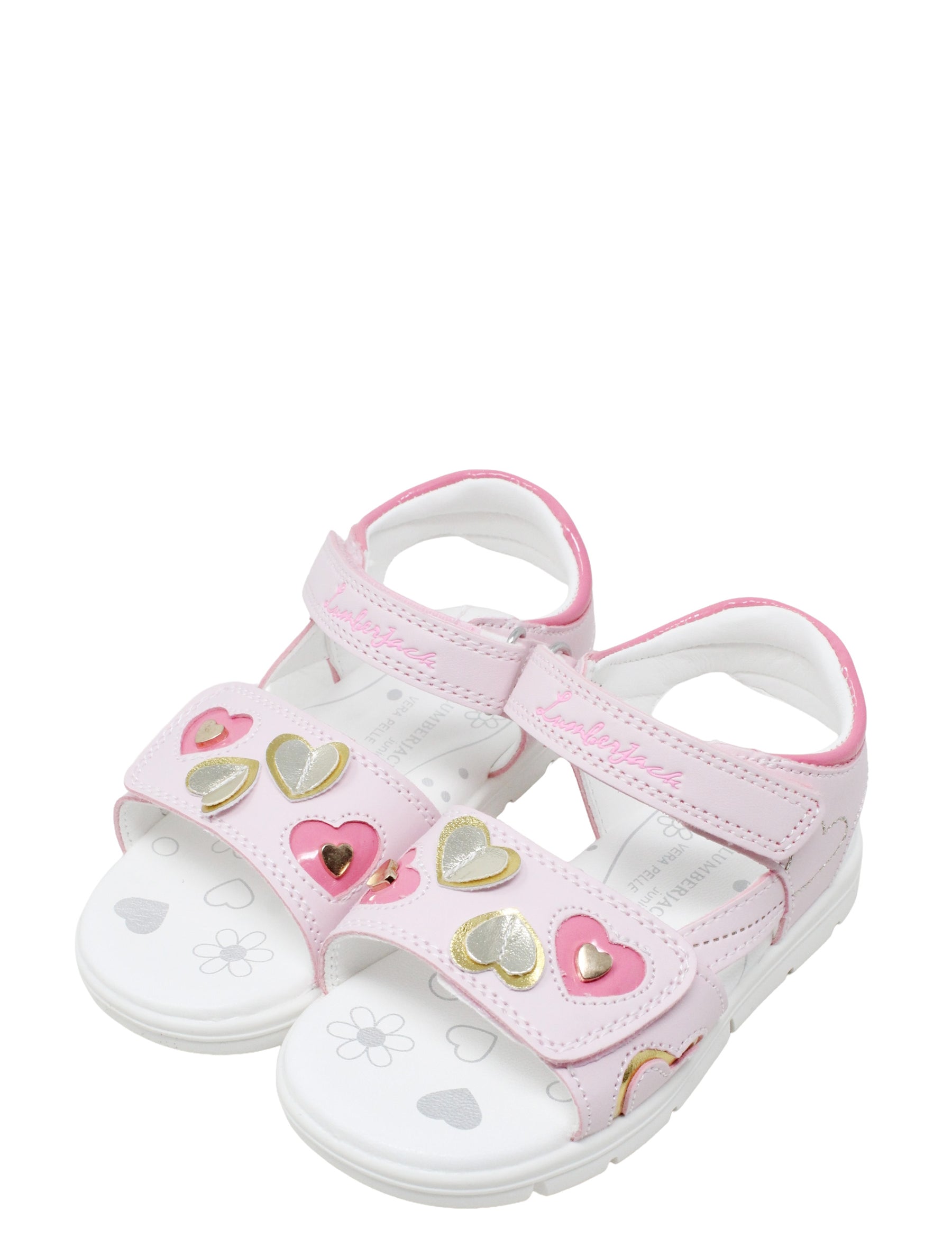 Sandali con strappi Rosa Lumberjack