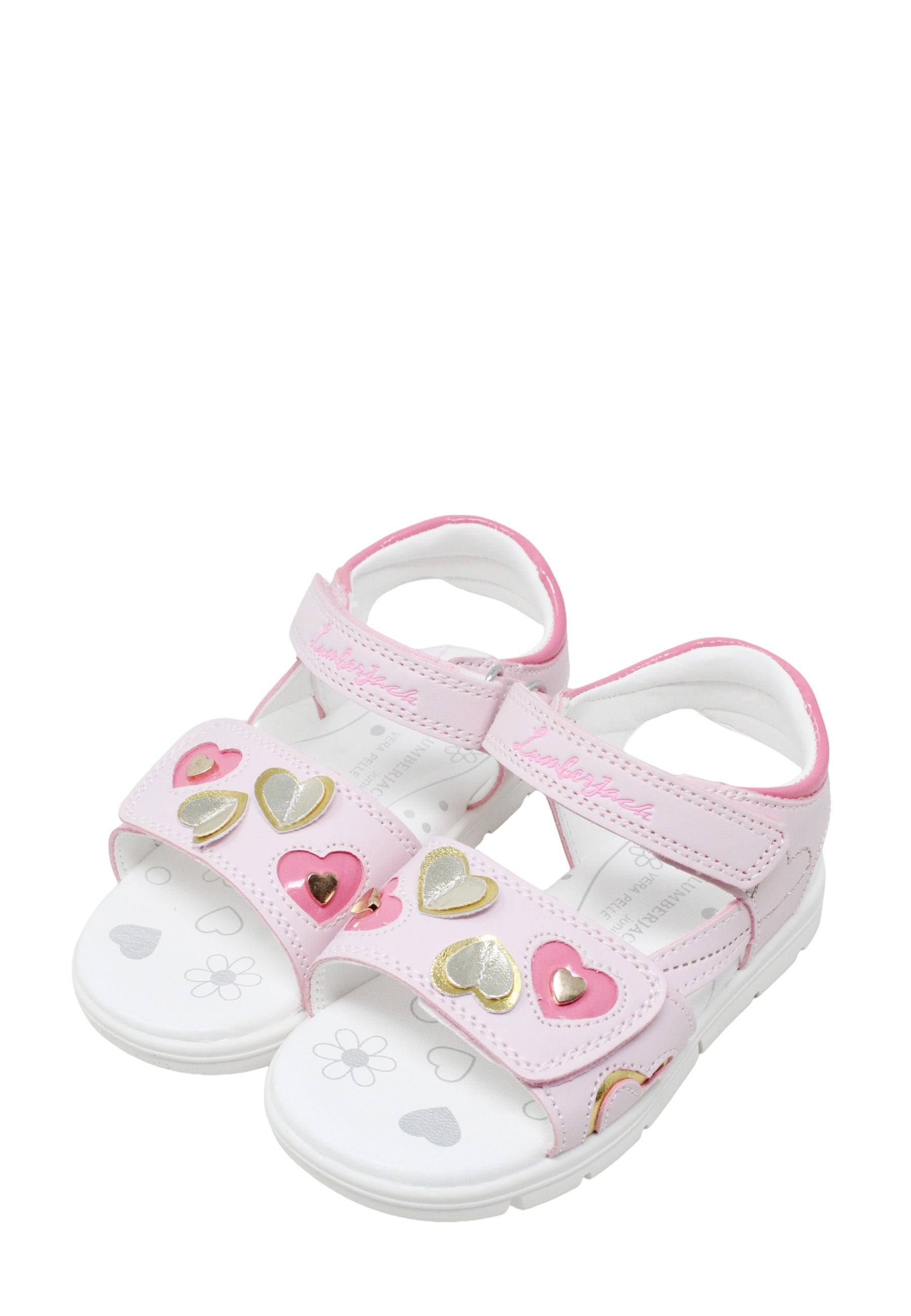 Sandali con strappi Rosa Lumberjack