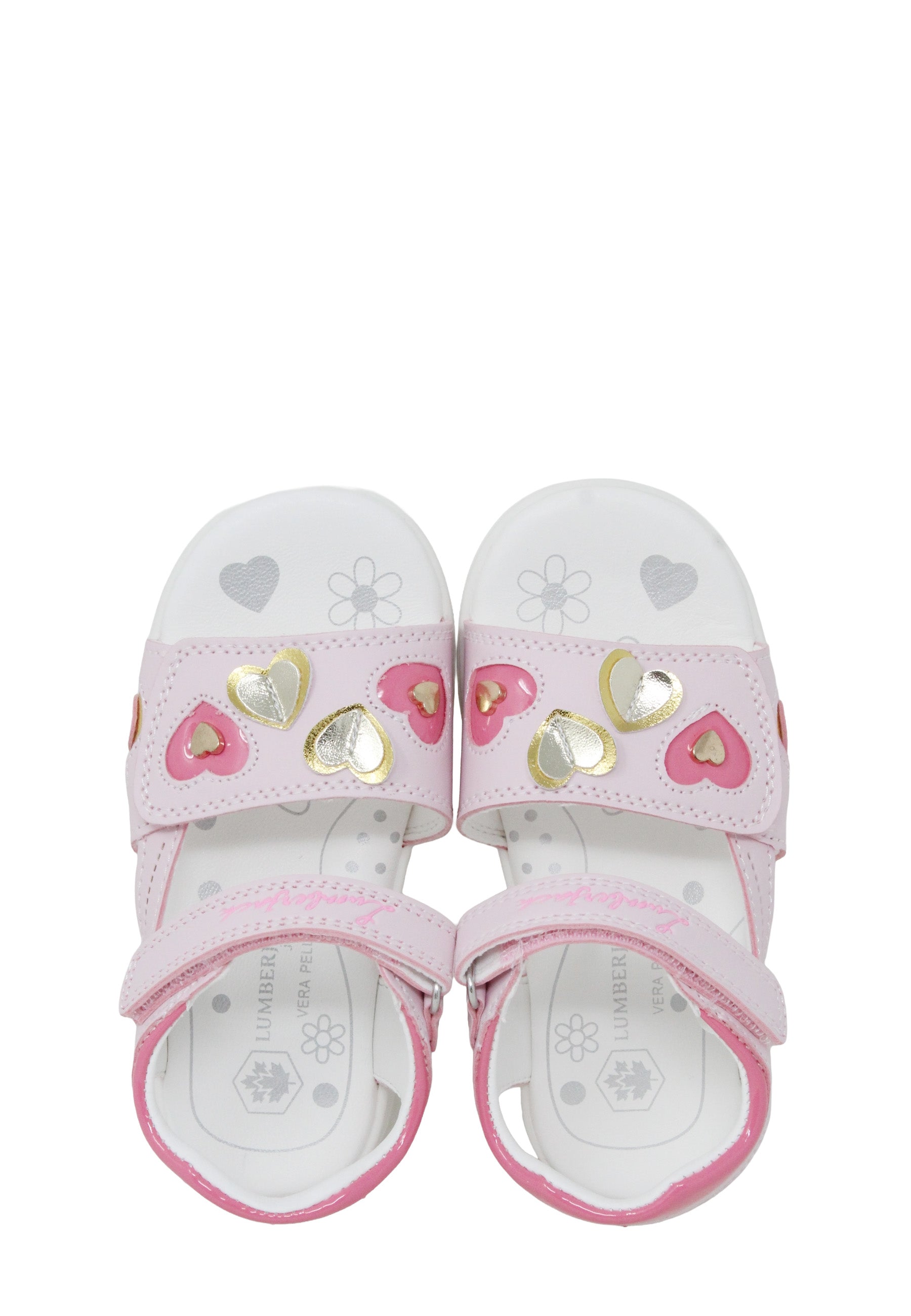Sandali con strappi Rosa Lumberjack