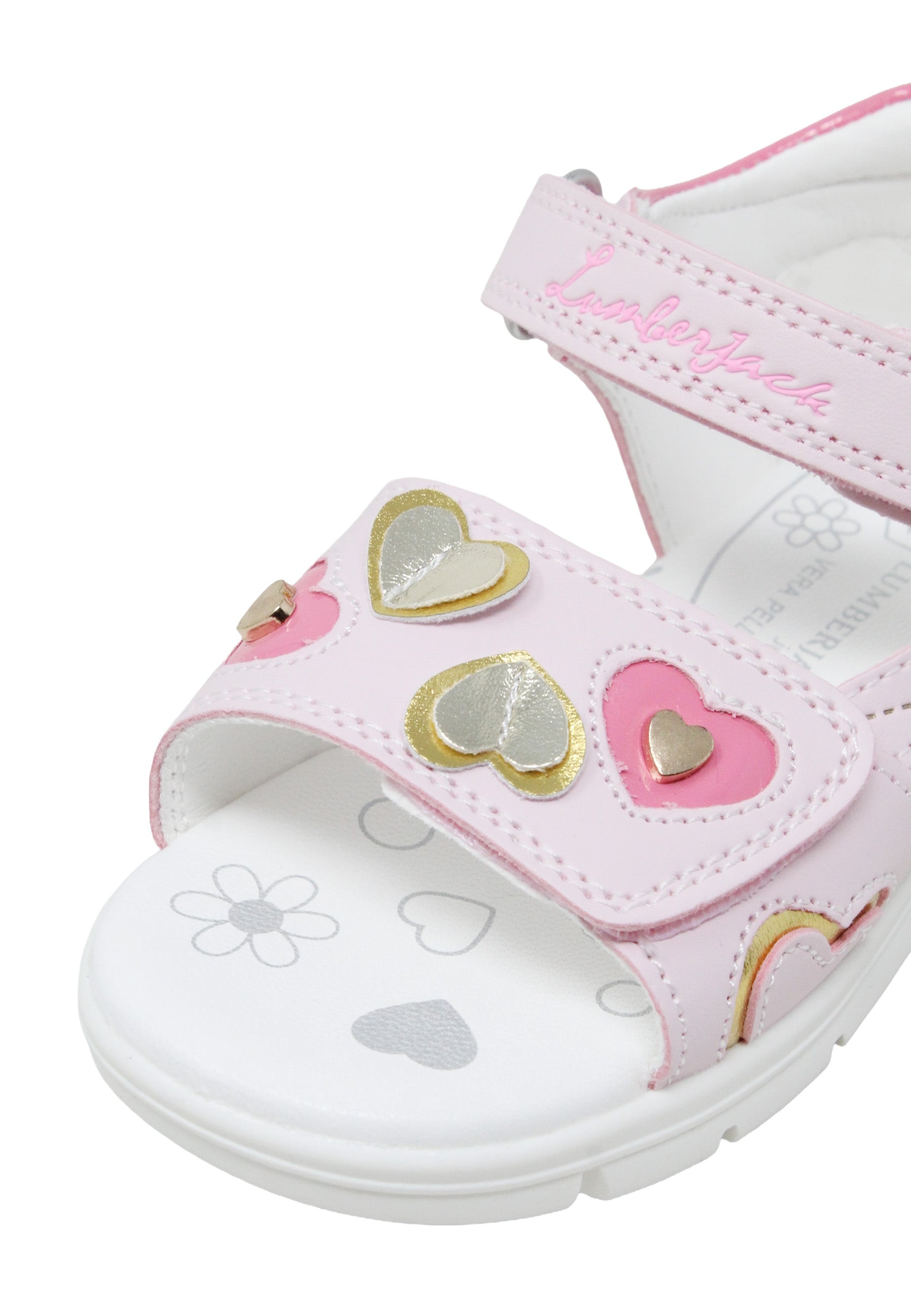 Sandali con strappi Rosa Lumberjack