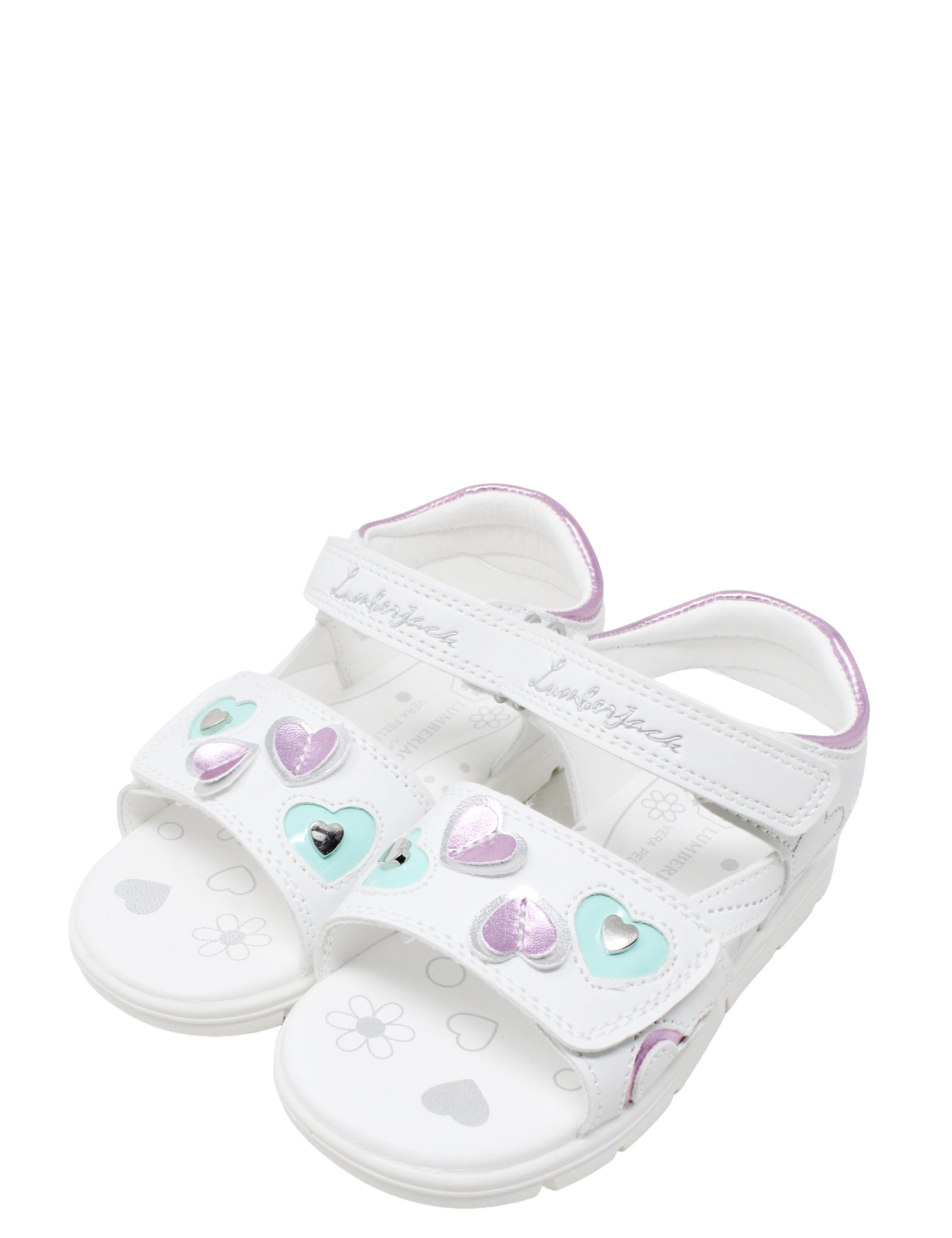 Sandali con strappi Bianco Lumberjack