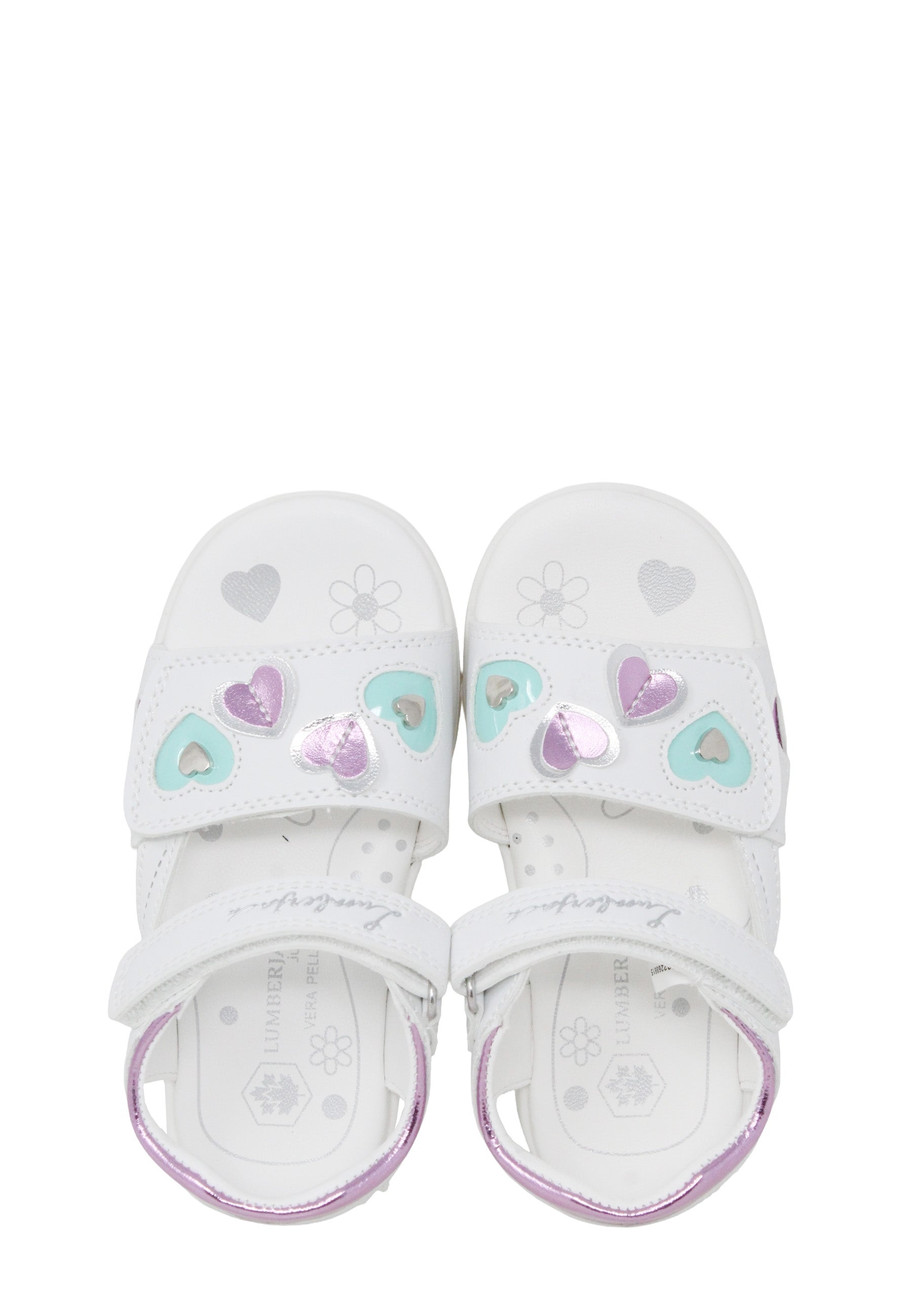Sandali con strappi Bianco Lumberjack