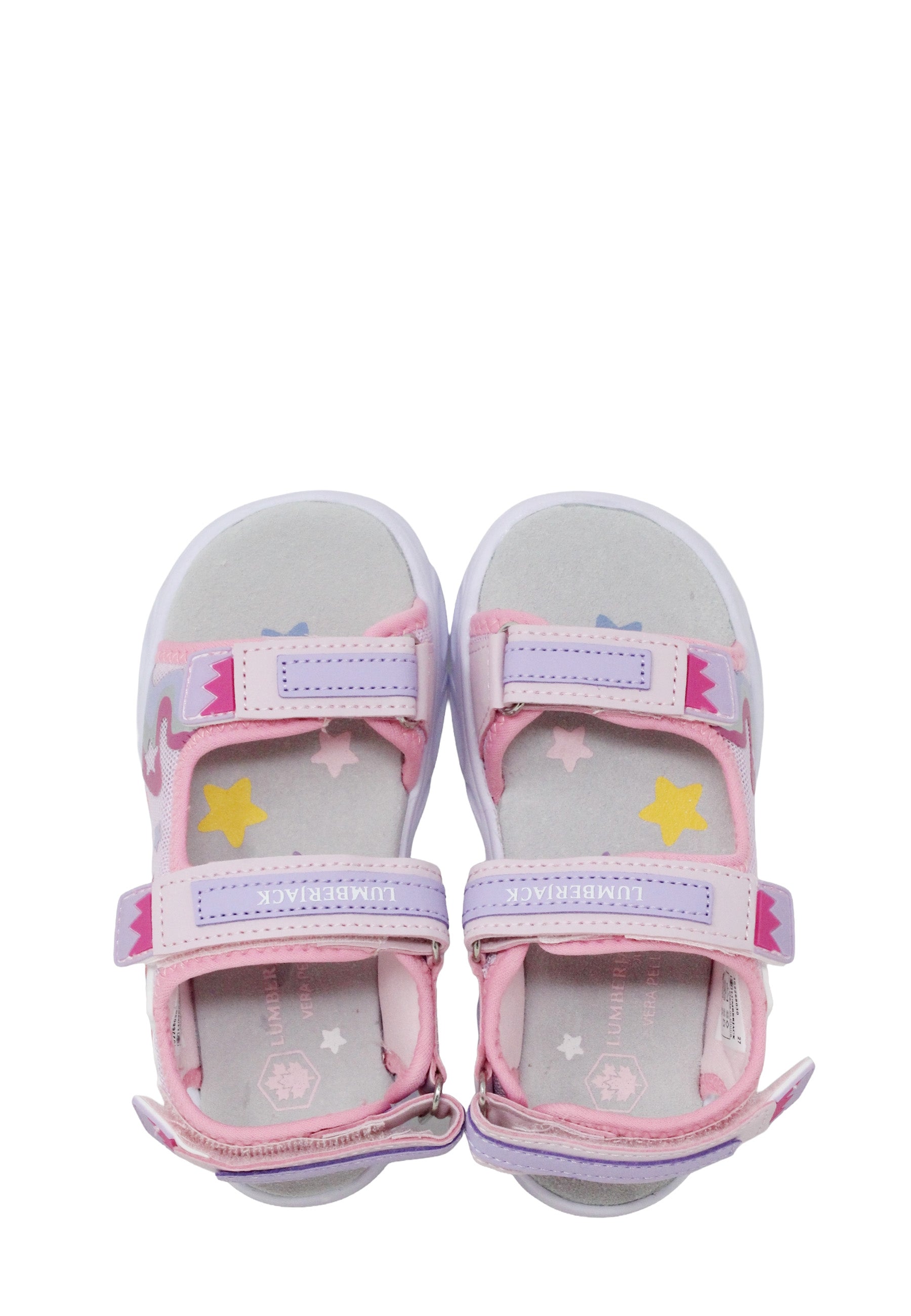 Sandali con strappi Rosa Lumberjack