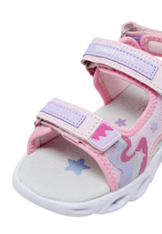 Sandali con strappi Rosa Lumberjack