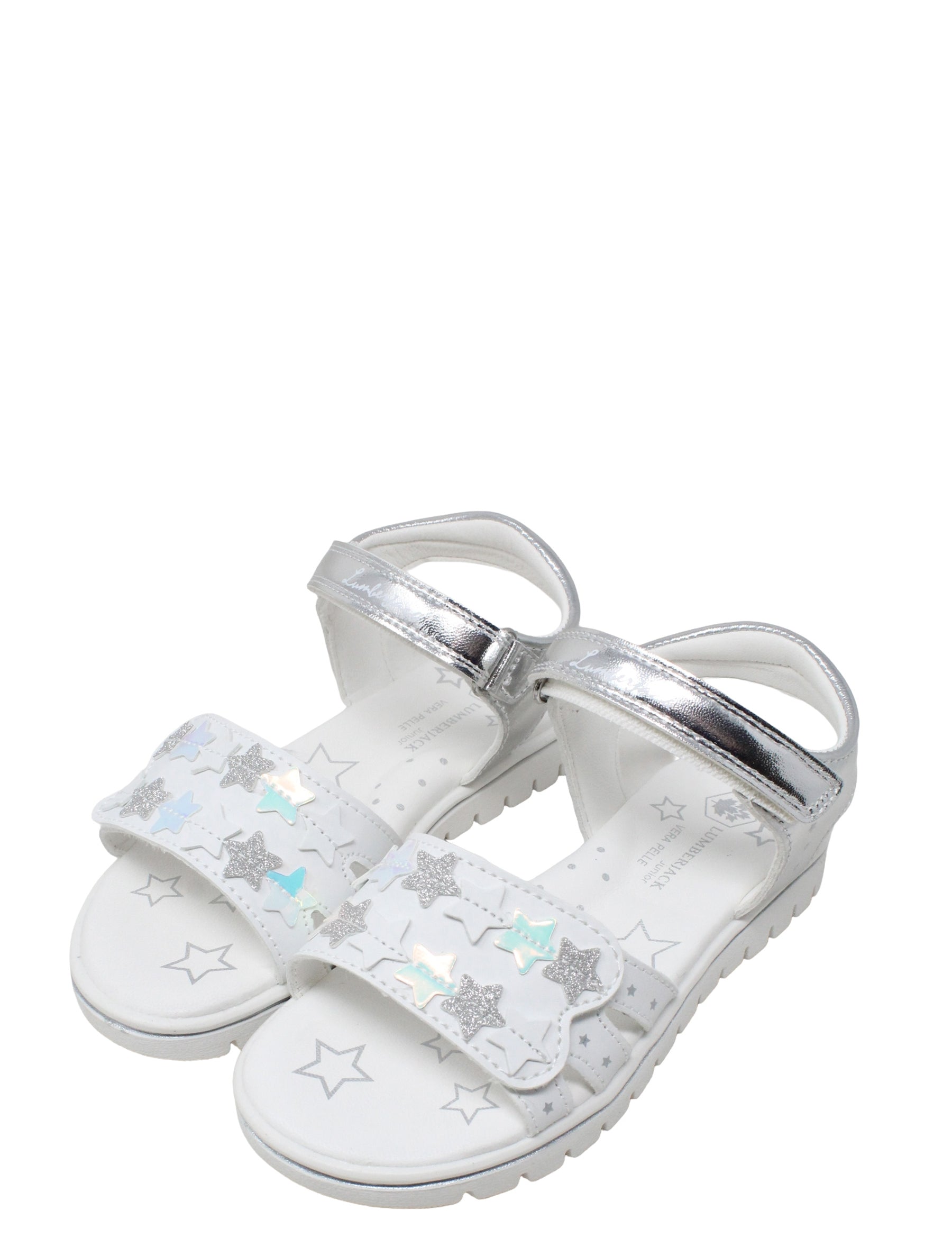Sandali con strappi Bianco Lumberjack