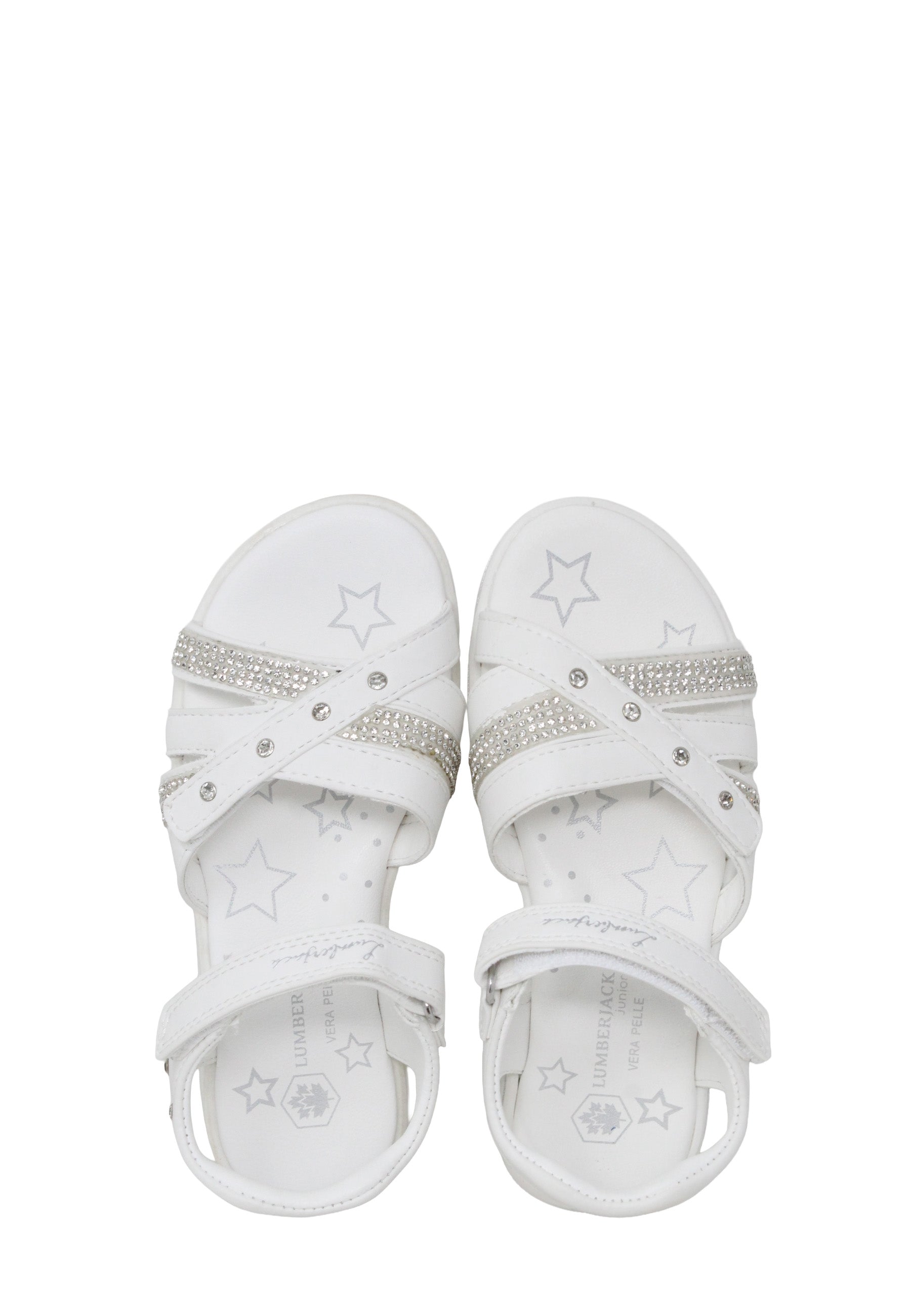 Sandali con strappi Bianco Lumberjack