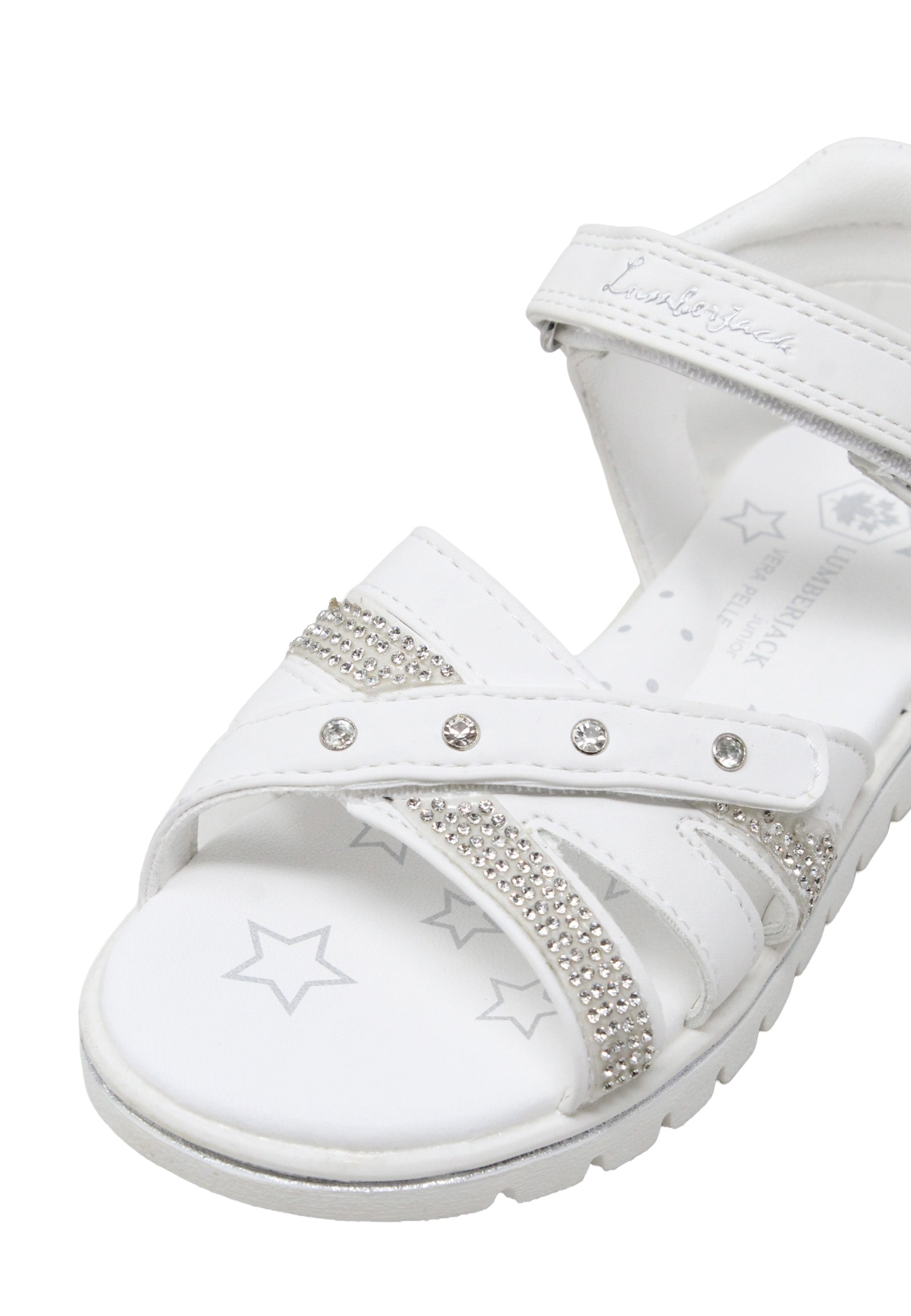 Sandali con strappi Bianco Lumberjack