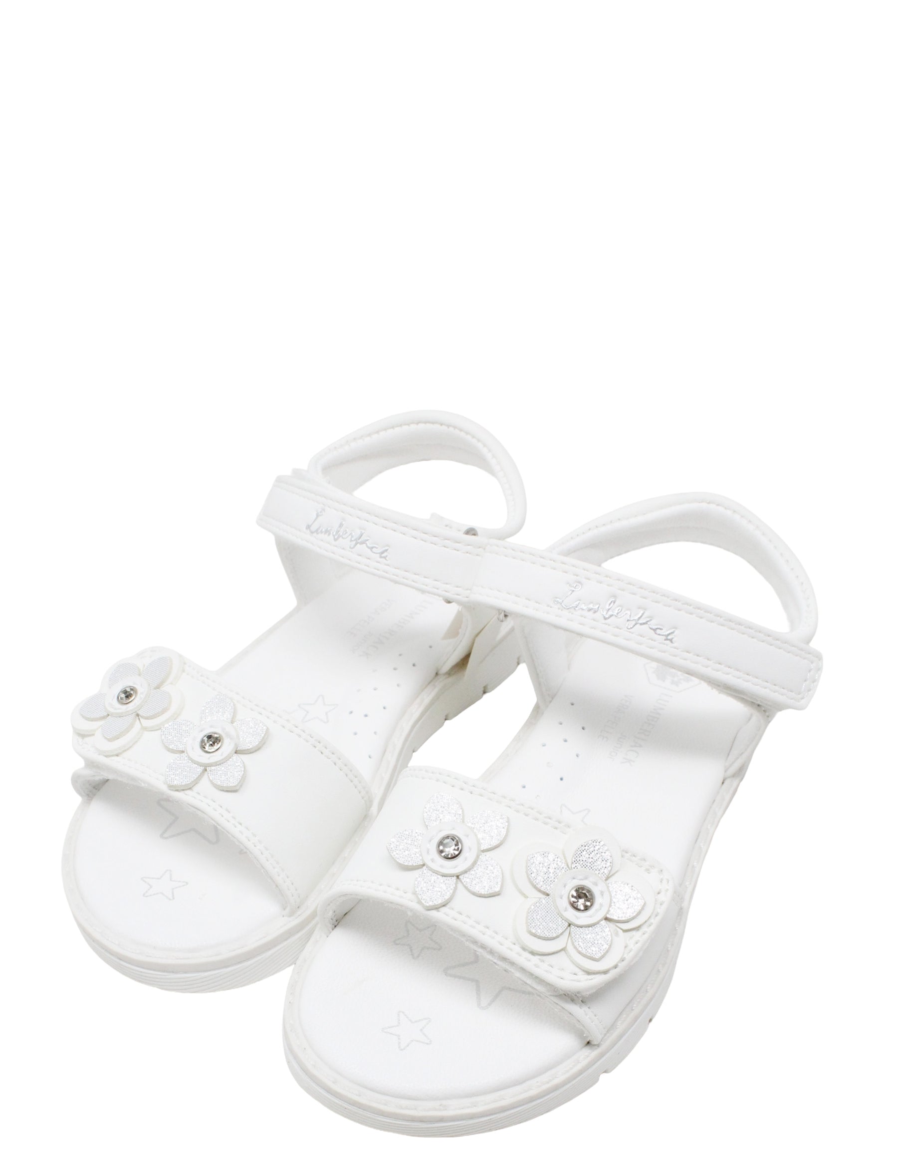 Sandali con strappi Bianco Lumberjack