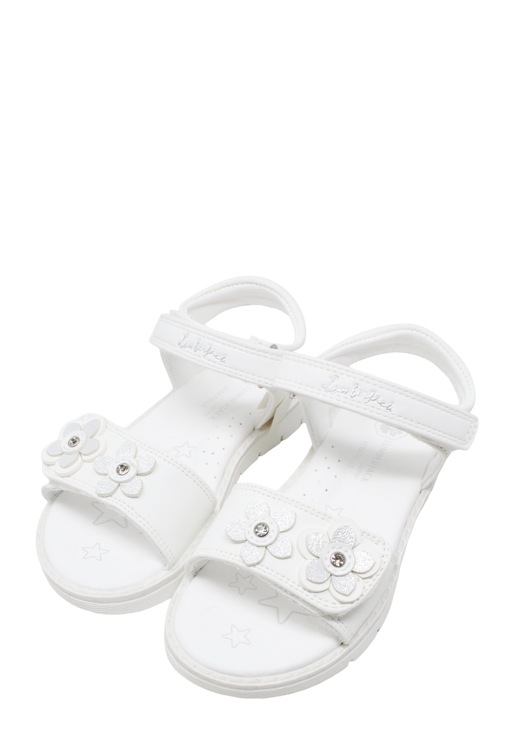 Sandali con strappi Bianco Lumberjack