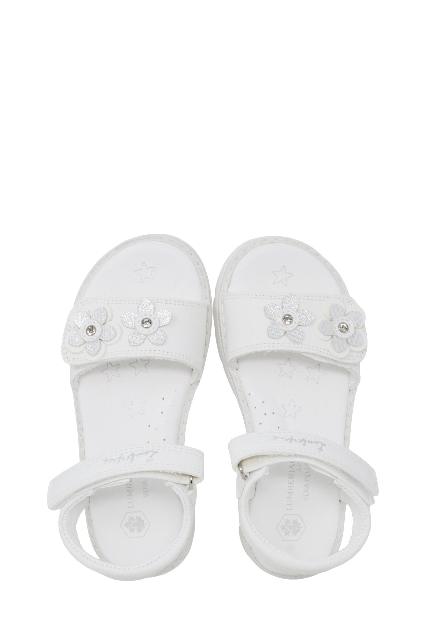 Sandali con strappi Bianco Lumberjack