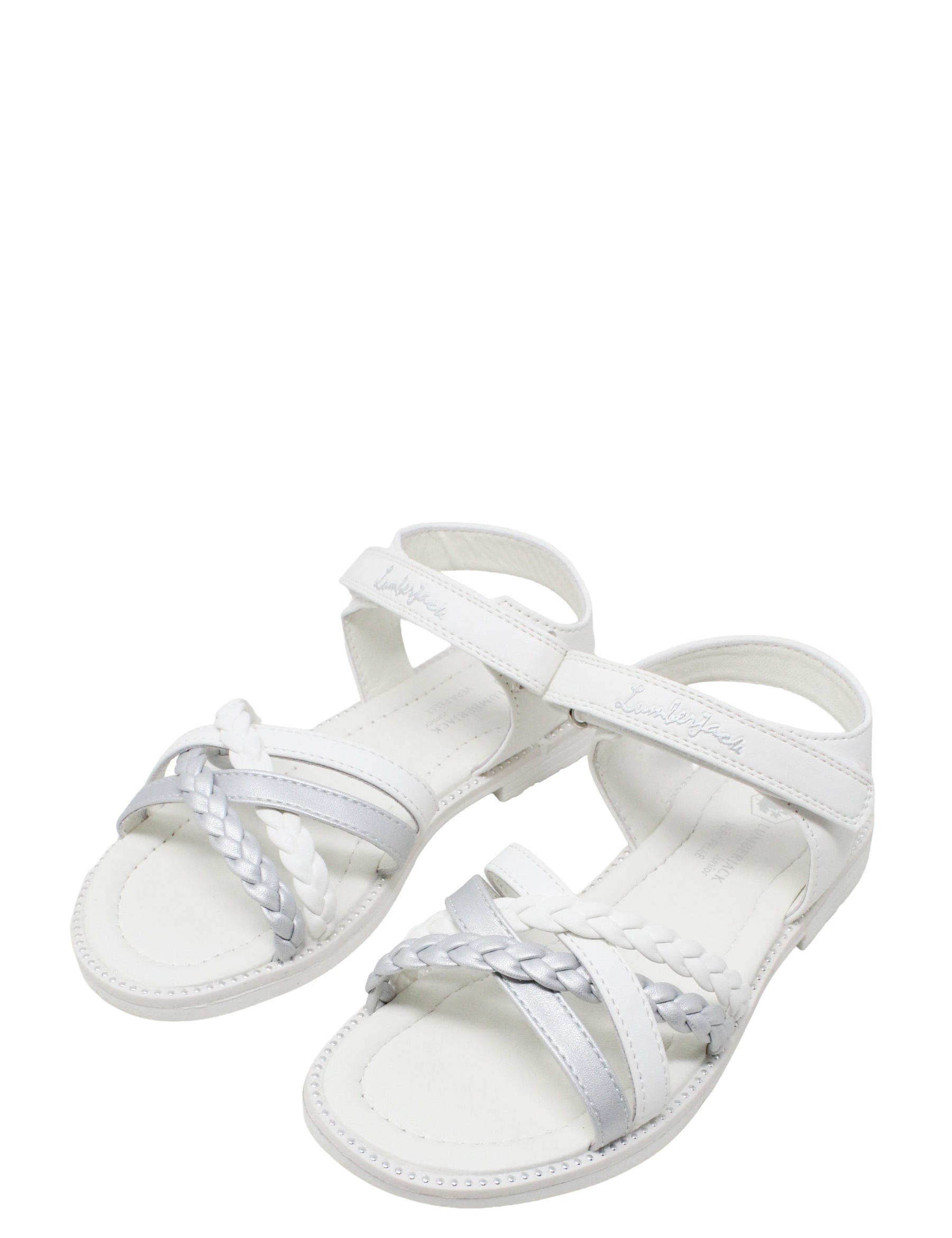 Sandali con strappi Bianco Lumberjack