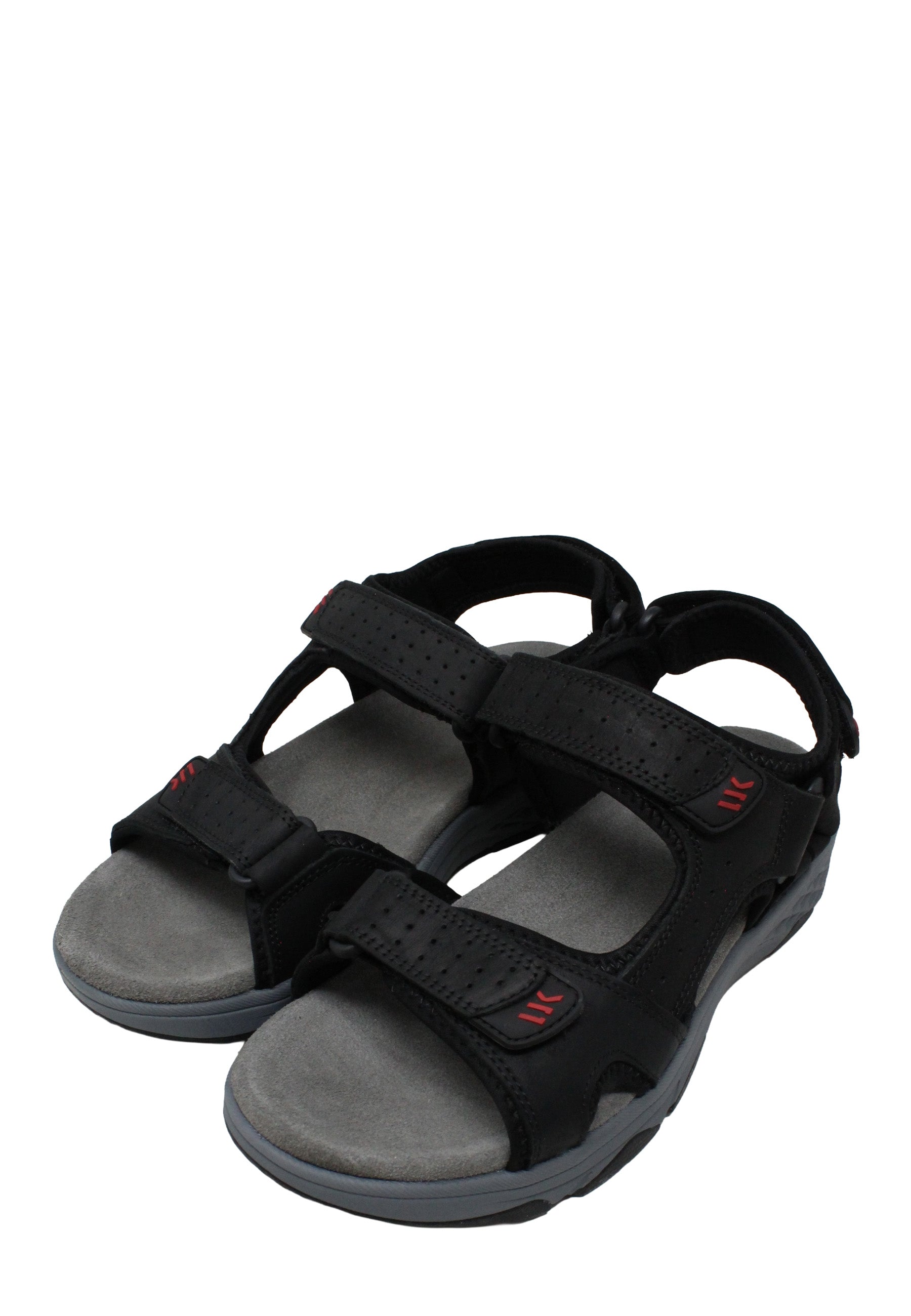 Sandali con strappi Nero Lumberjack