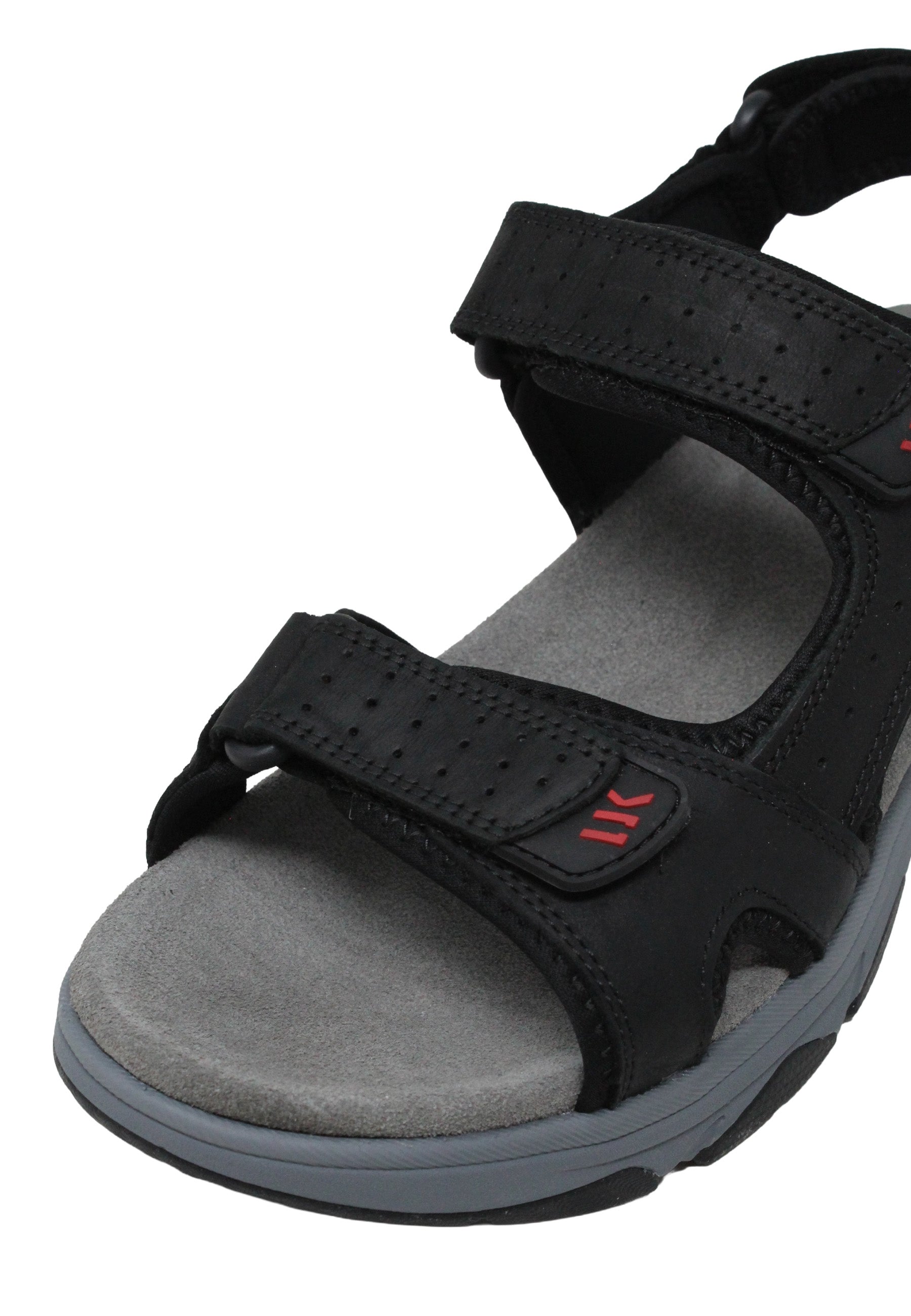 Sandali con strappi Nero Lumberjack