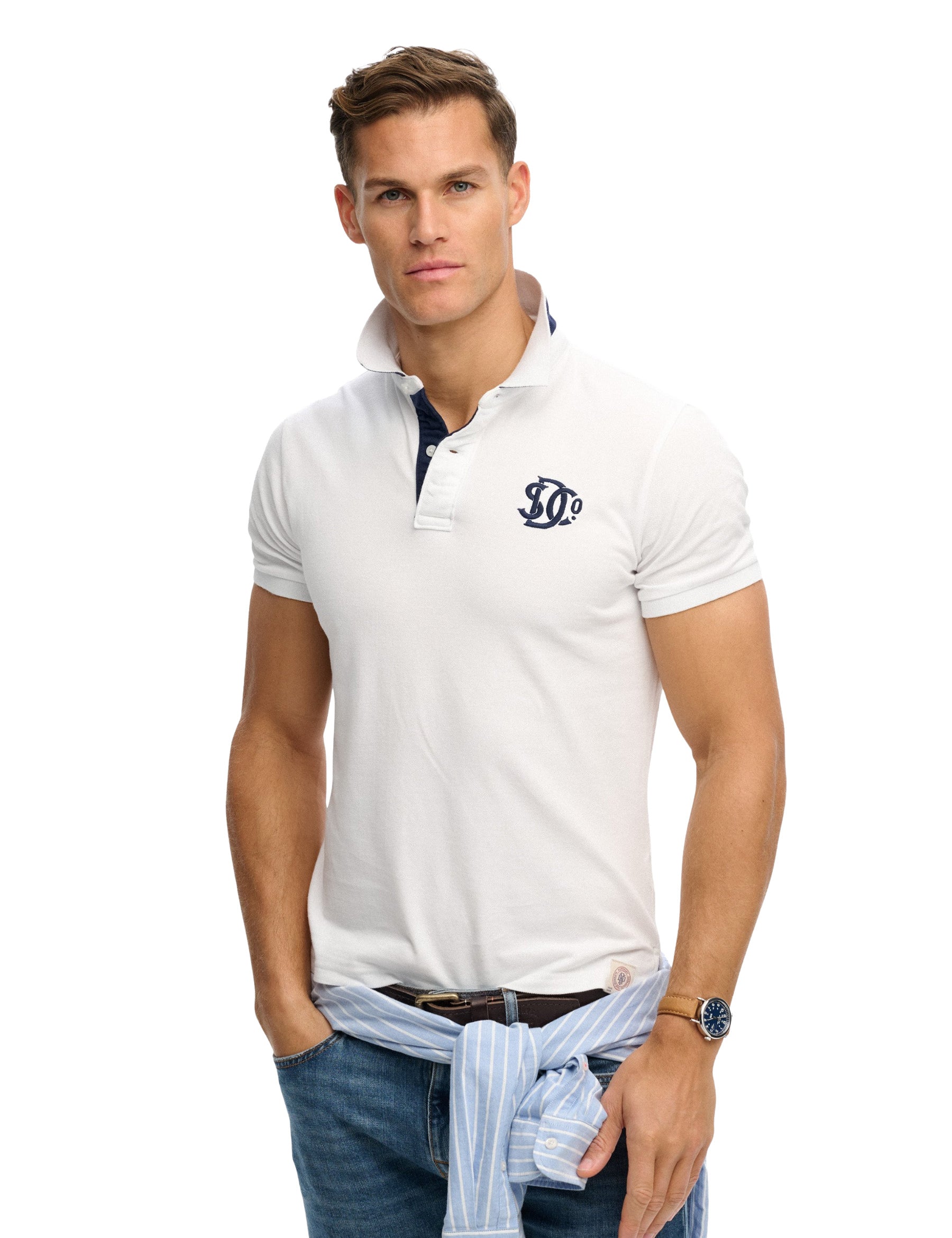 Polo Bianco Superdry