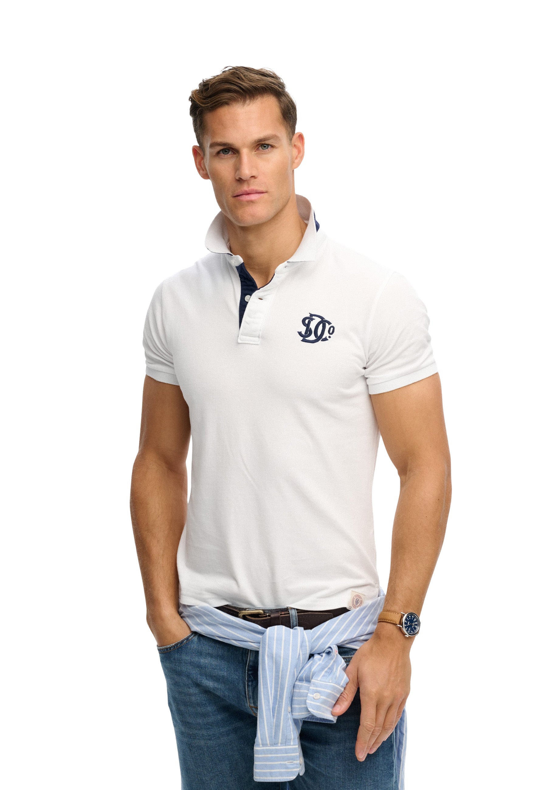 Polo Bianco Superdry