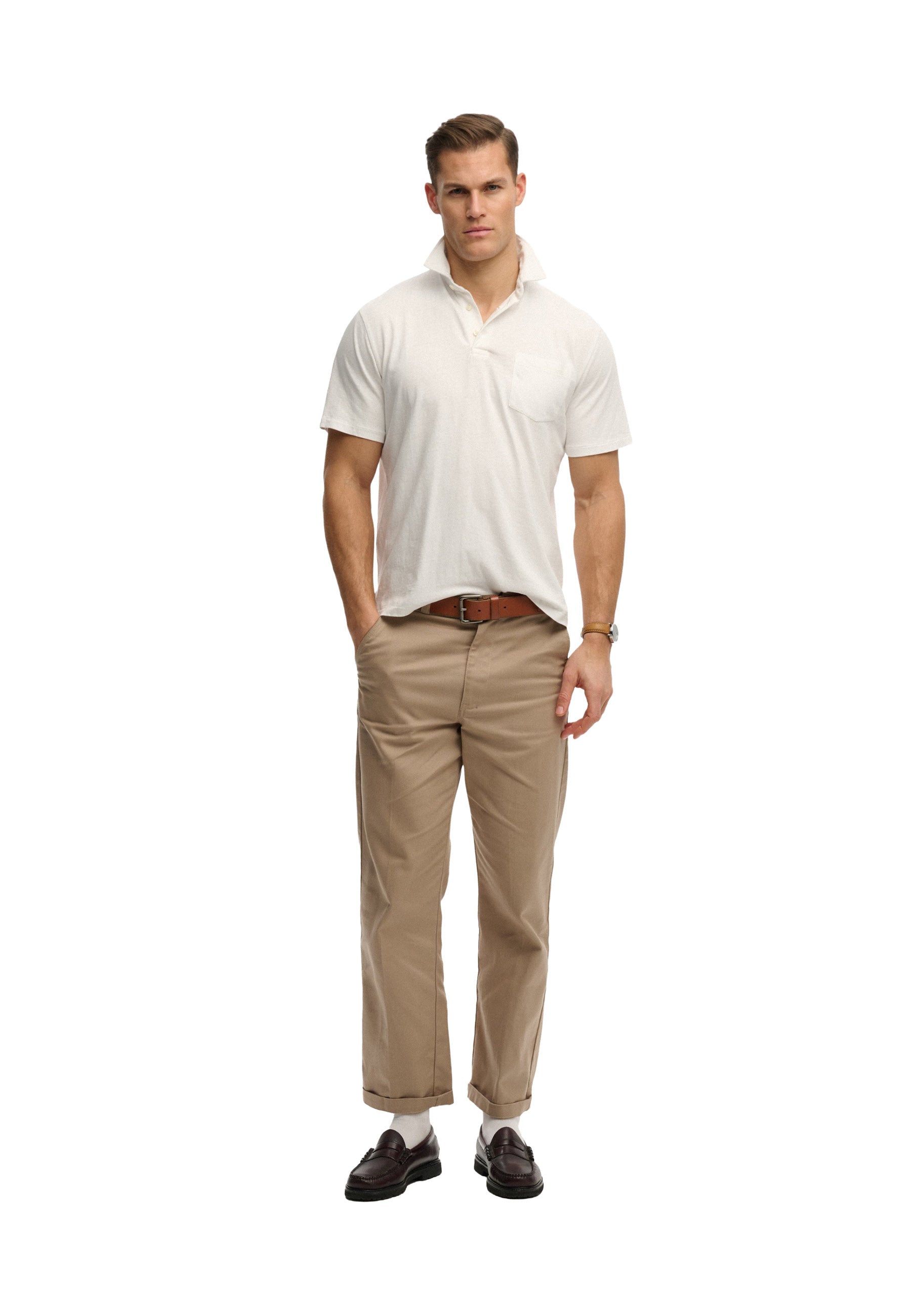 Polo Bianco Superdry
