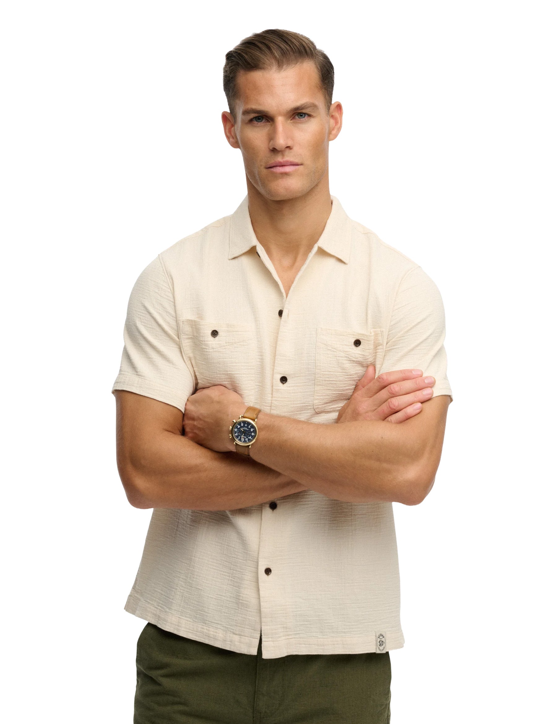 Camicie Beige Superdry