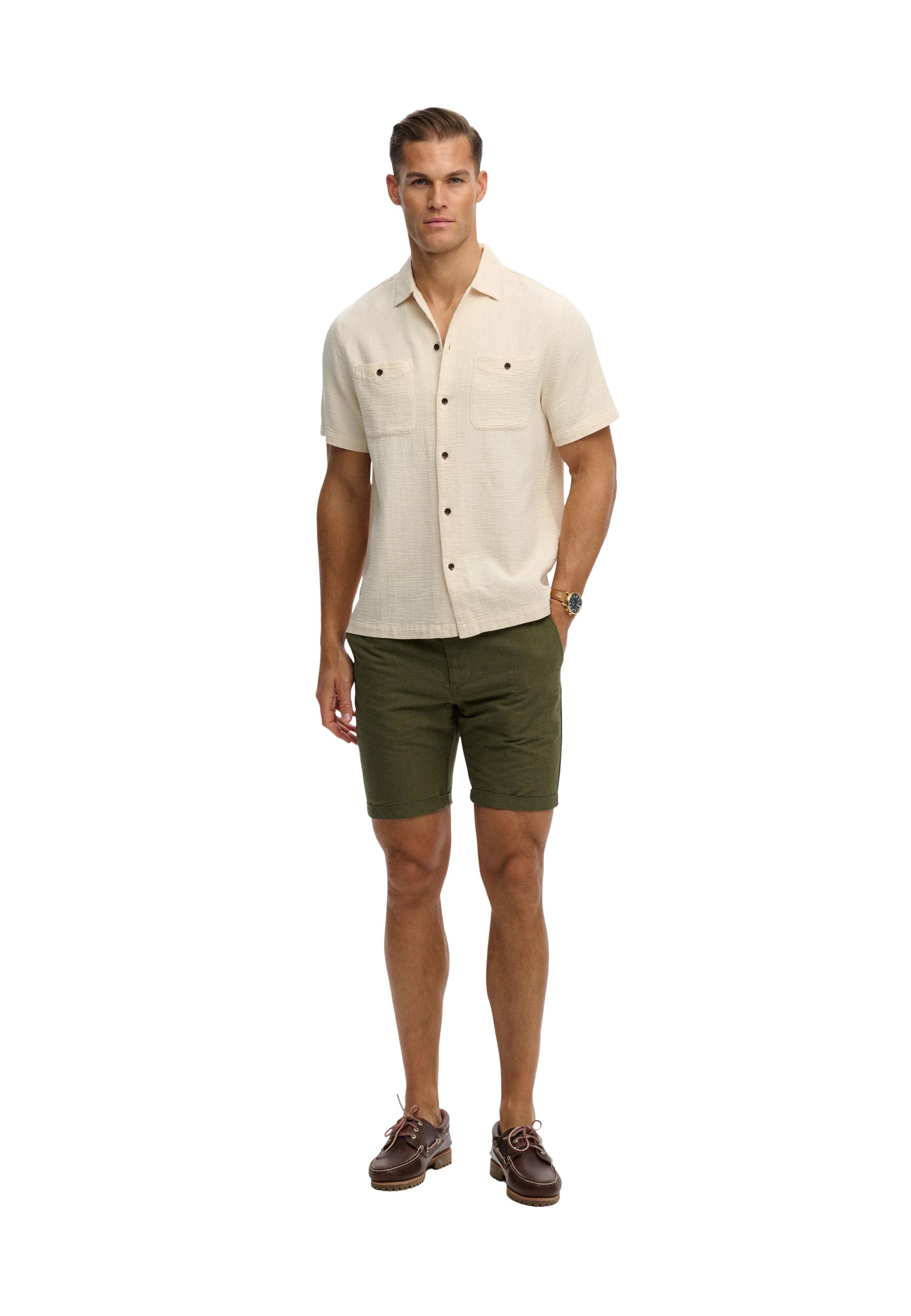 Camicie Beige Superdry