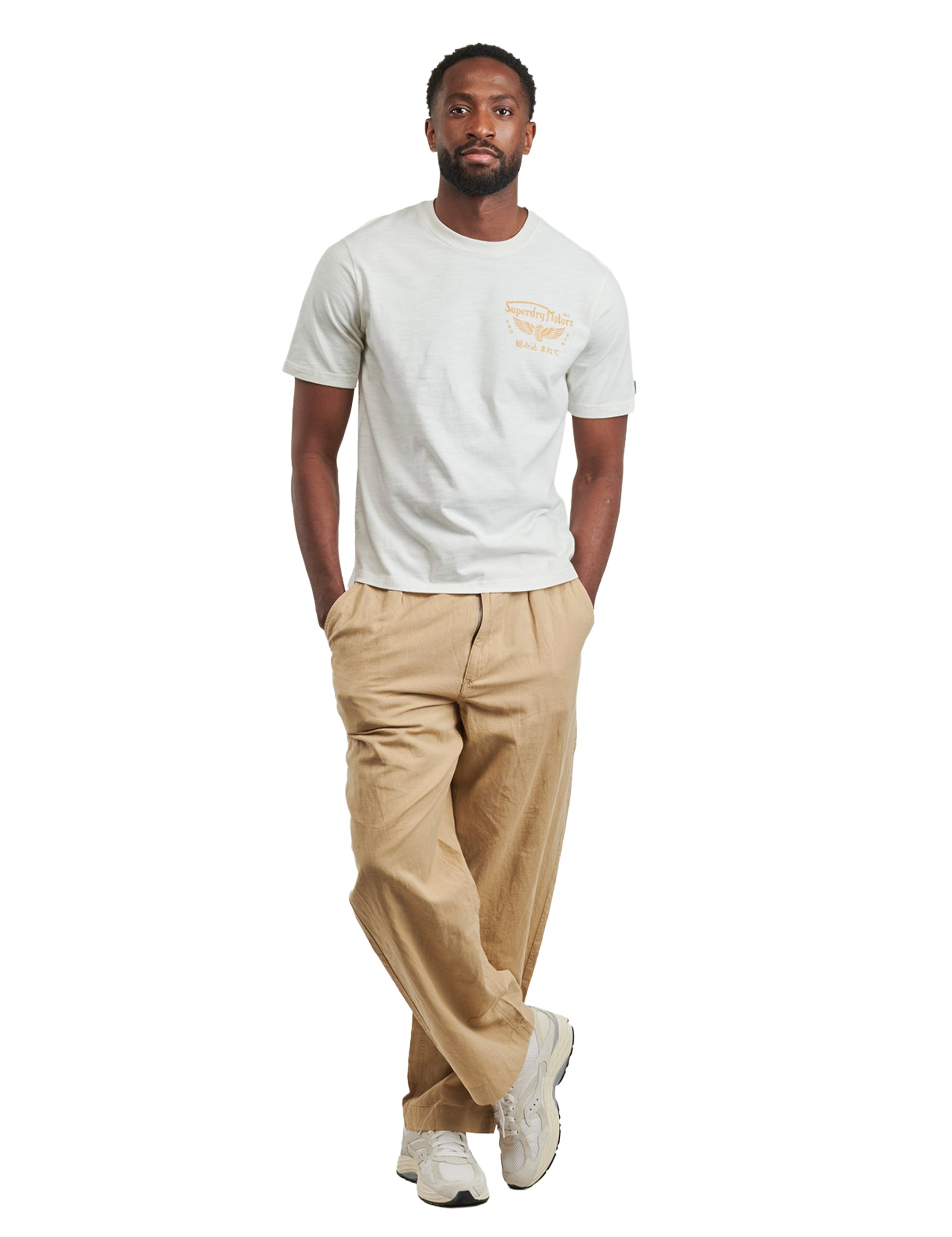 T-shirt Bianco Superdry