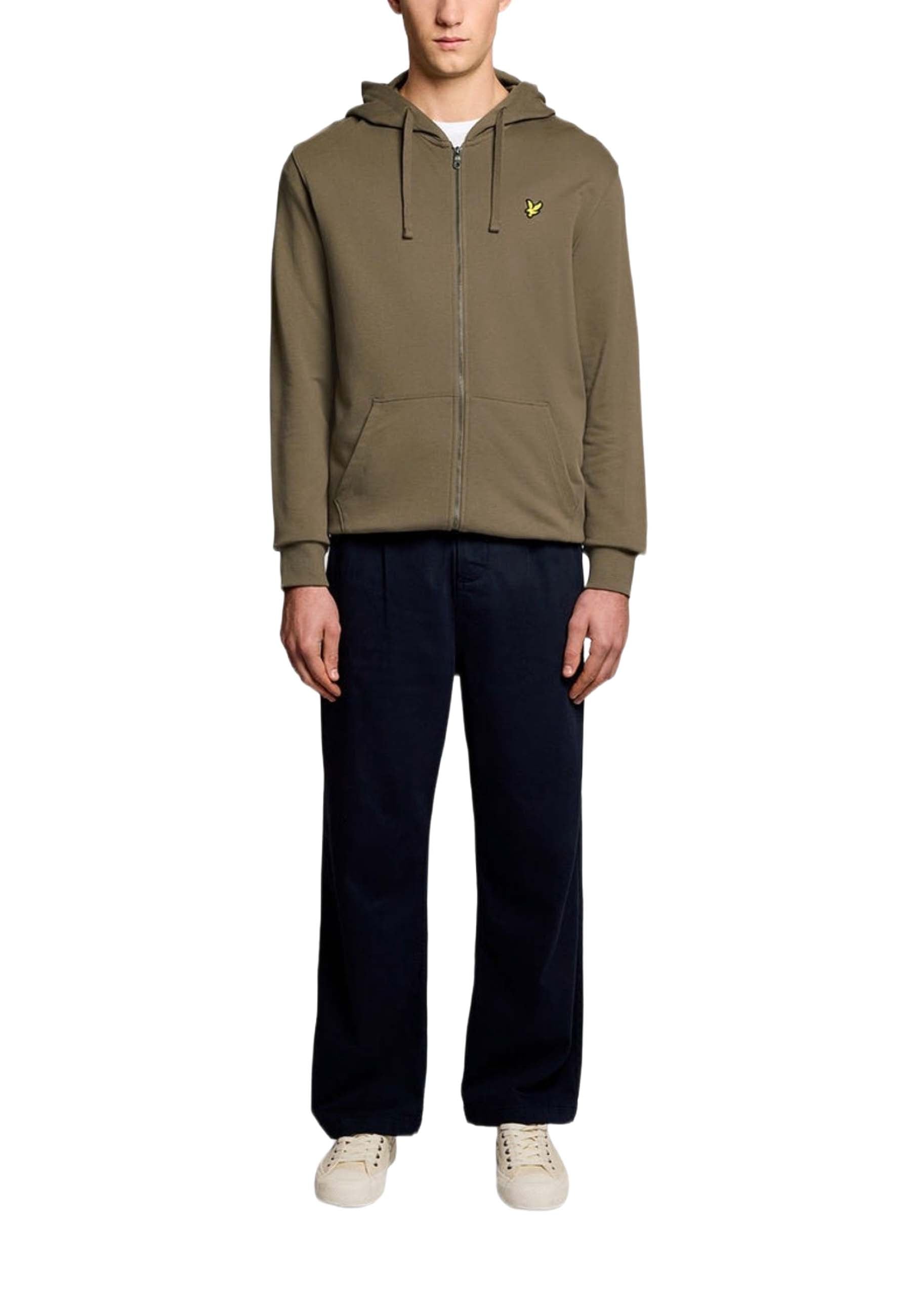 Felpe Verde Militare Lyle & Scott