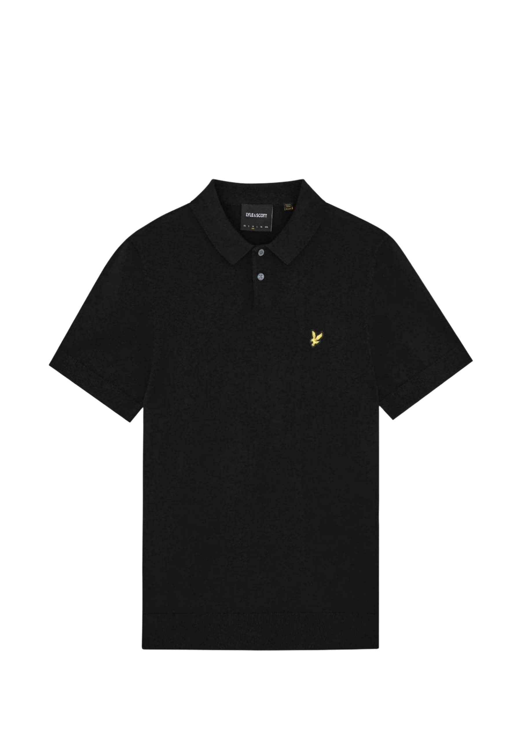 Polo Nero Lyle & Scott
