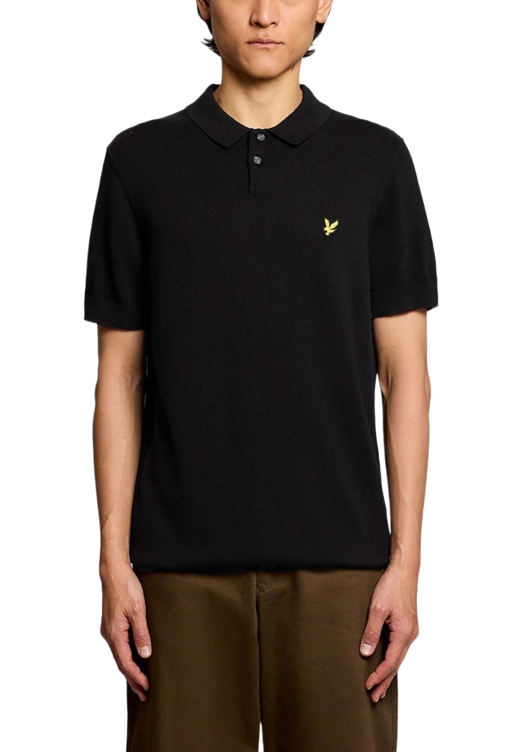 Polo Nero Lyle & Scott