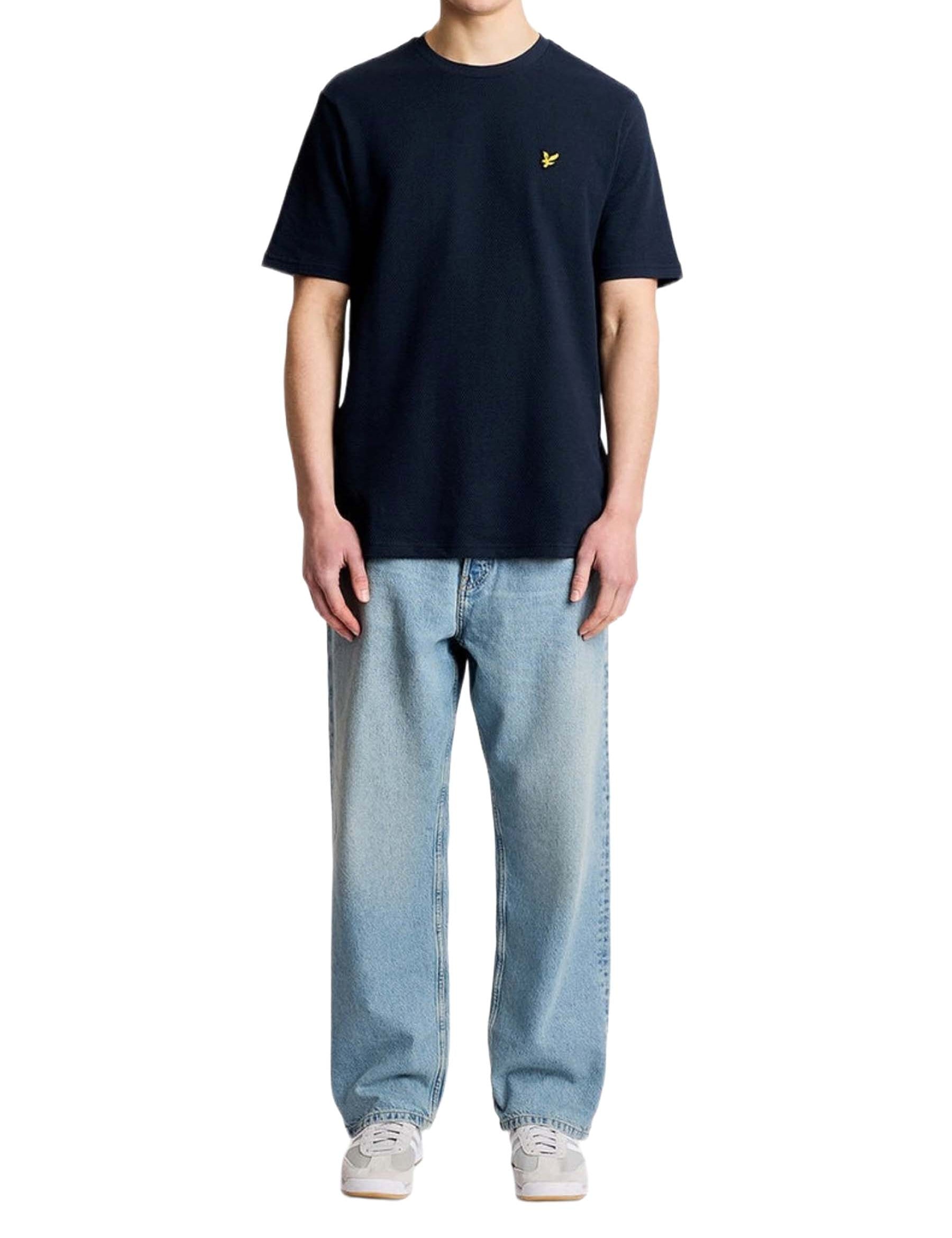 T-shirt Blu Lyle & Scott