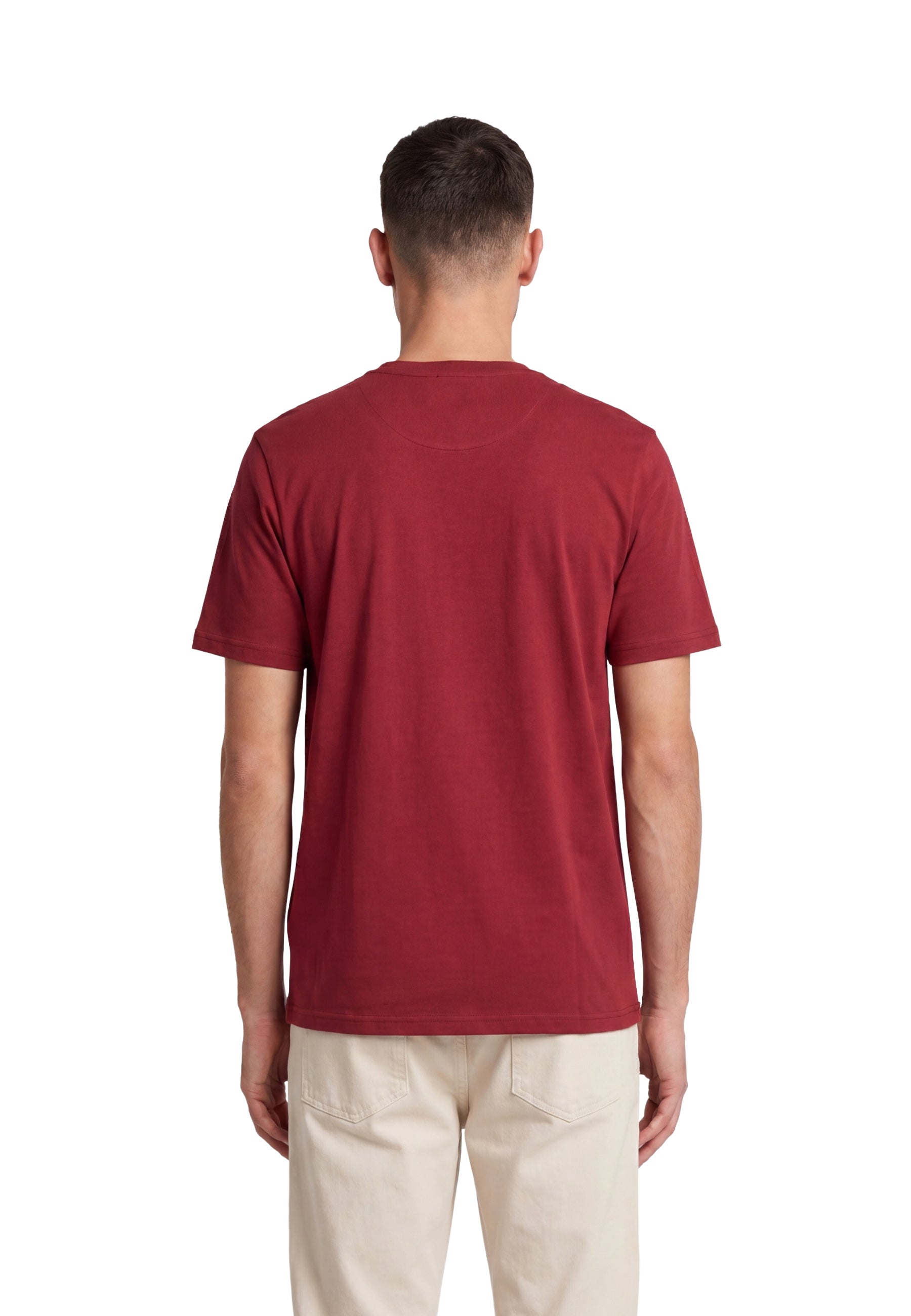 T-shirt Rosso Lyle & Scott