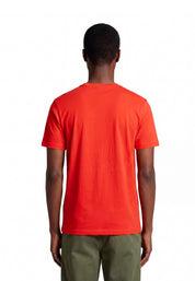 T-shirt Arancione Nero Lyle & Scott