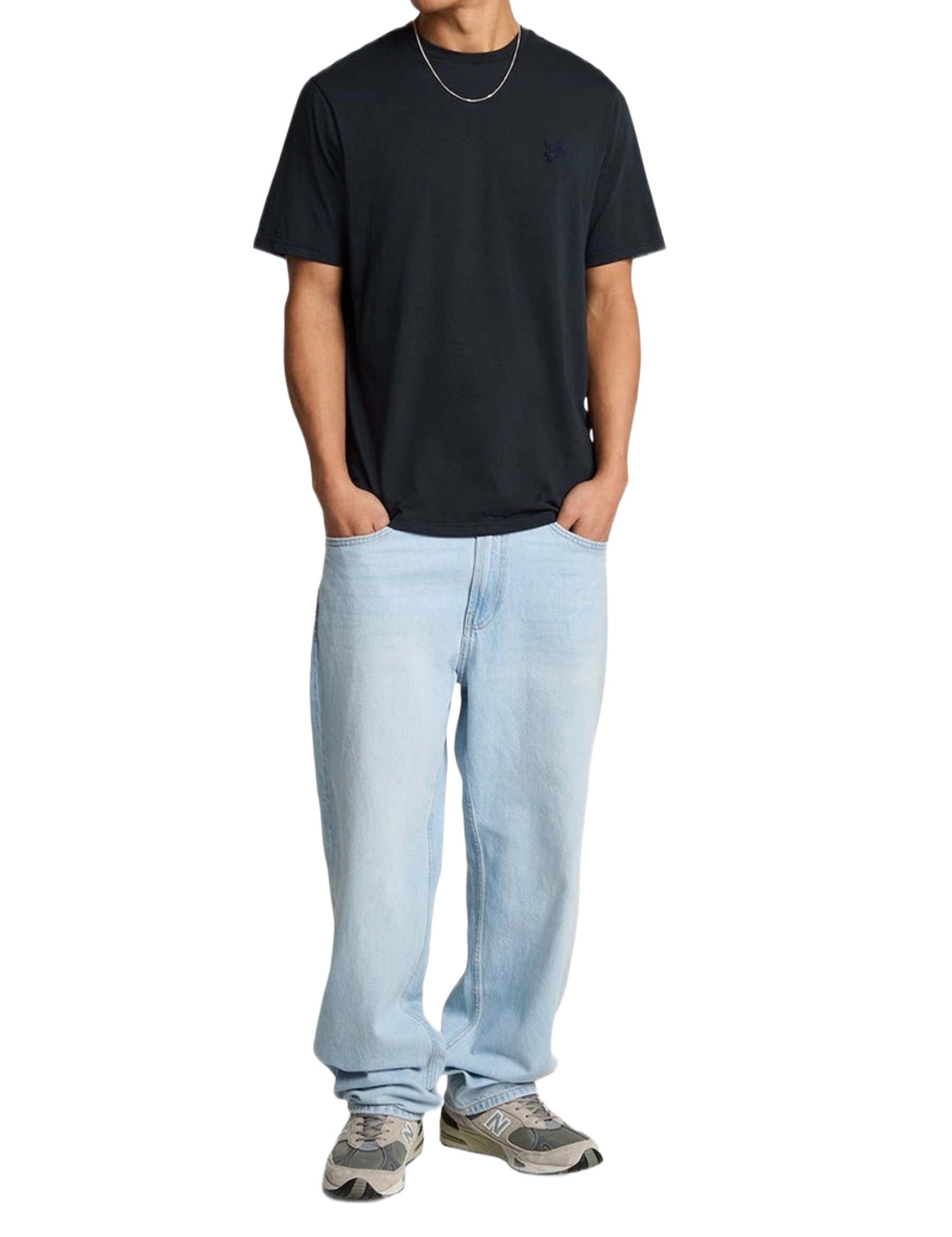 T-shirt Blu Lyle & Scott