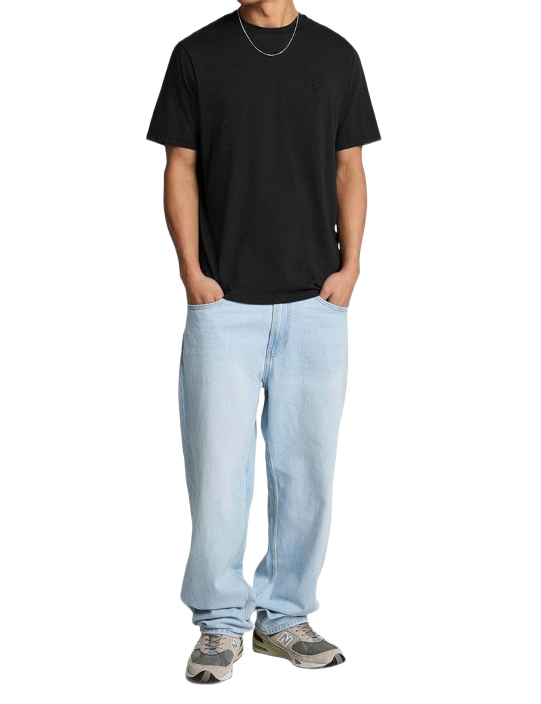 T-shirt Nero Lyle & Scott